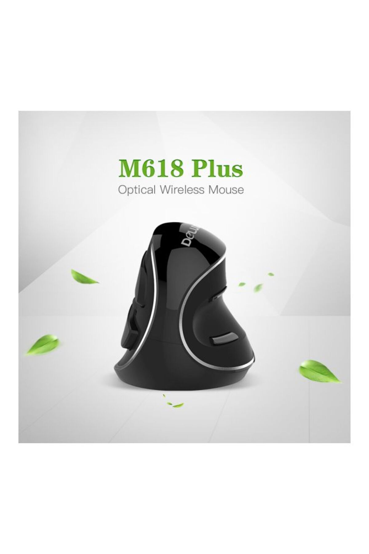 Generic-M618 Plus Wireless Optical Mouse Black/silver 7