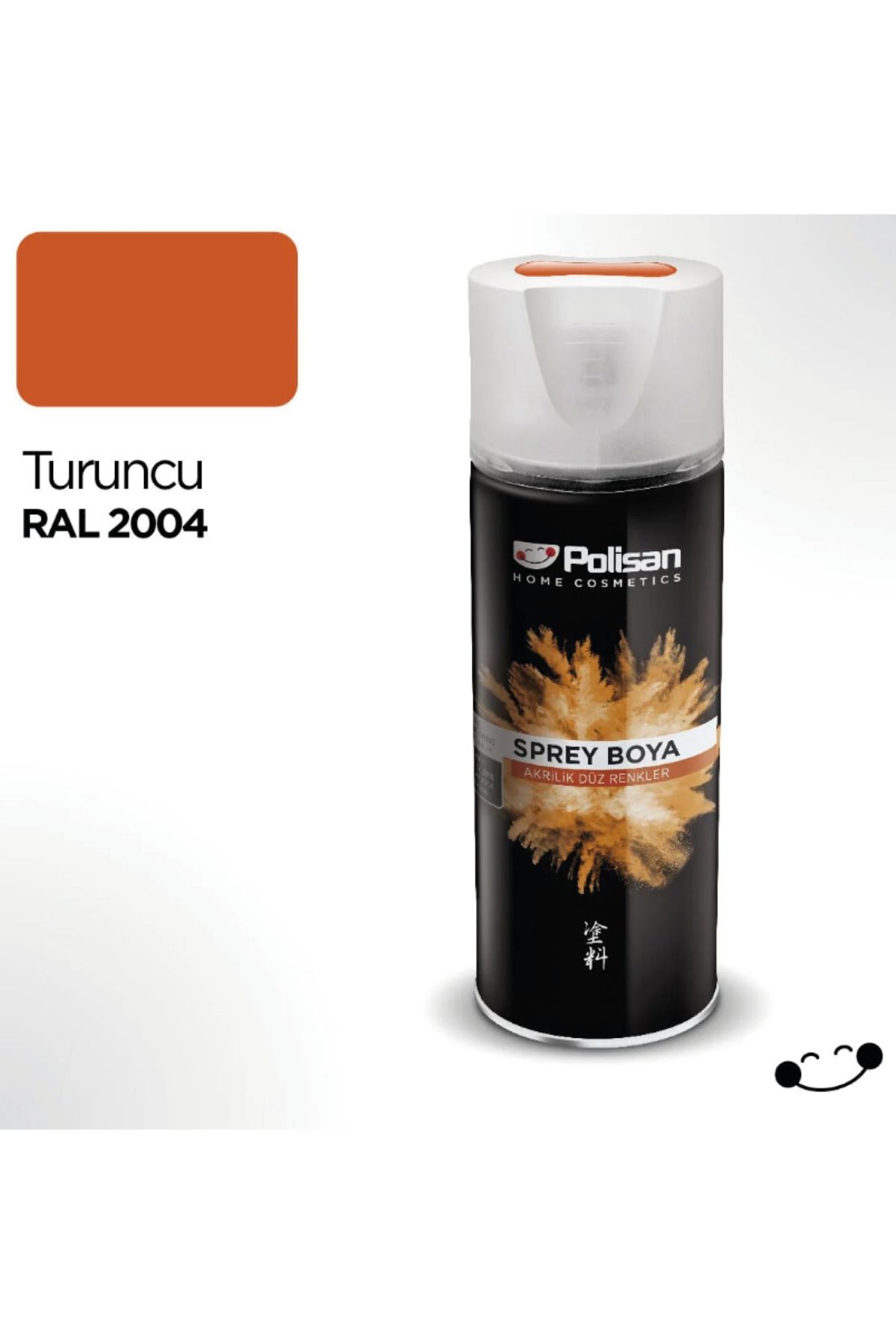 Polisan Akrilik Turuncu Sprey Boya 400 ml - RAL 2004