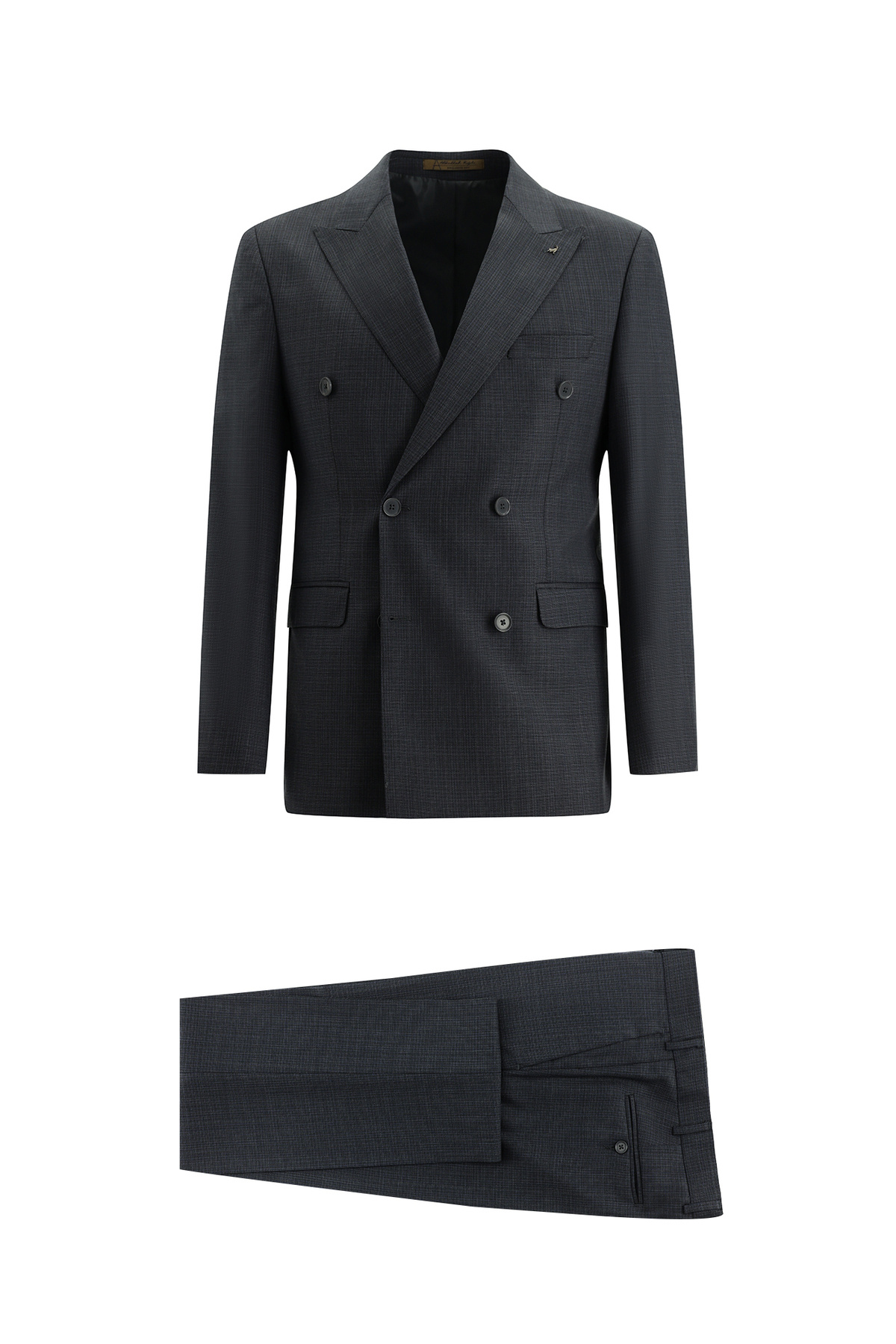 کیگیلی کت و شلوار پشمی طرح‌دار، باریک، دو دکمه، اسلیم فیت