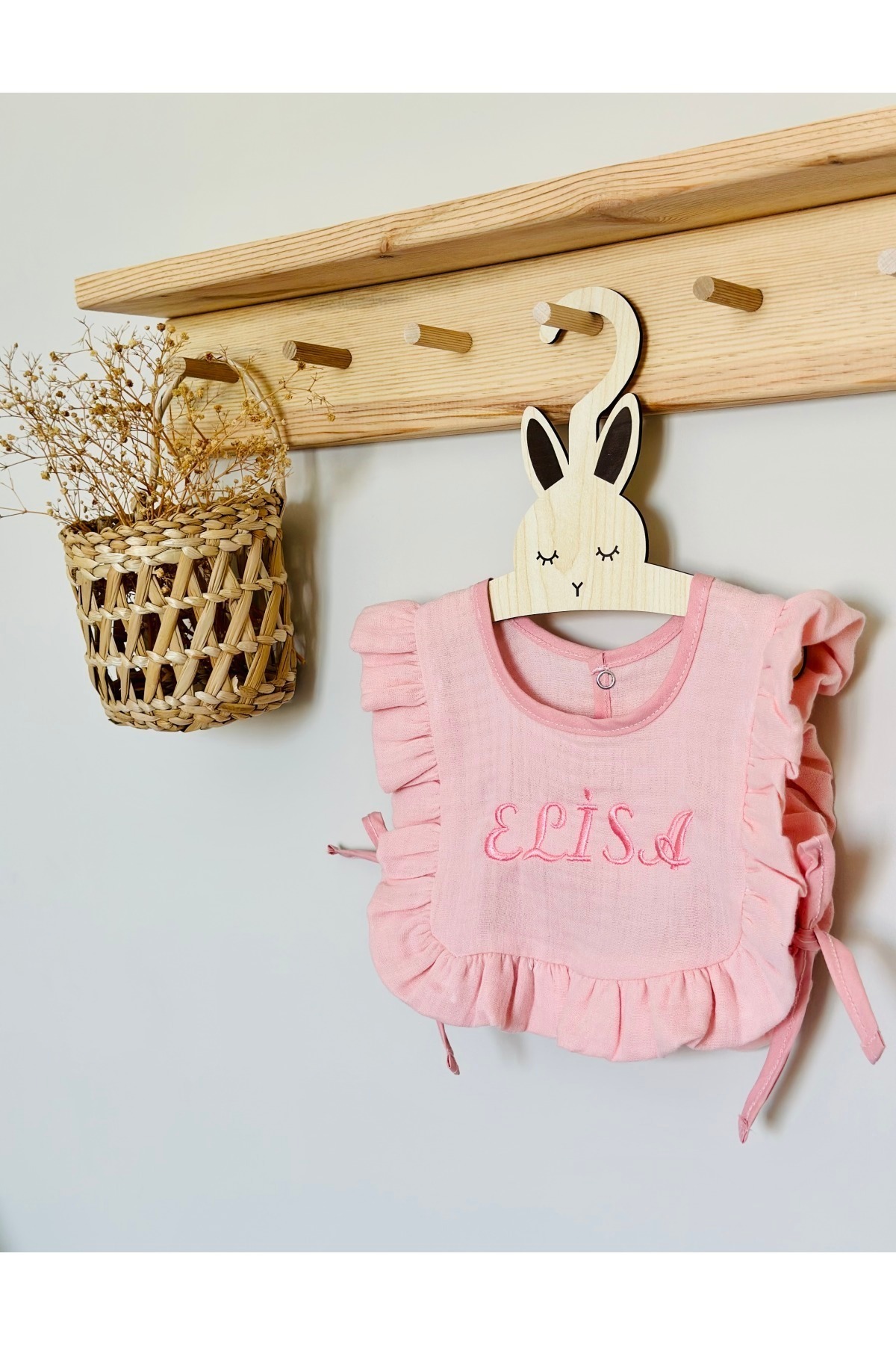 JUNİPERUS Kişiye Özel  Multı Müslin Bebek Salya Önlük & Fular  %100 Organik Pamuk fotoğrafı 6 (önizleme)