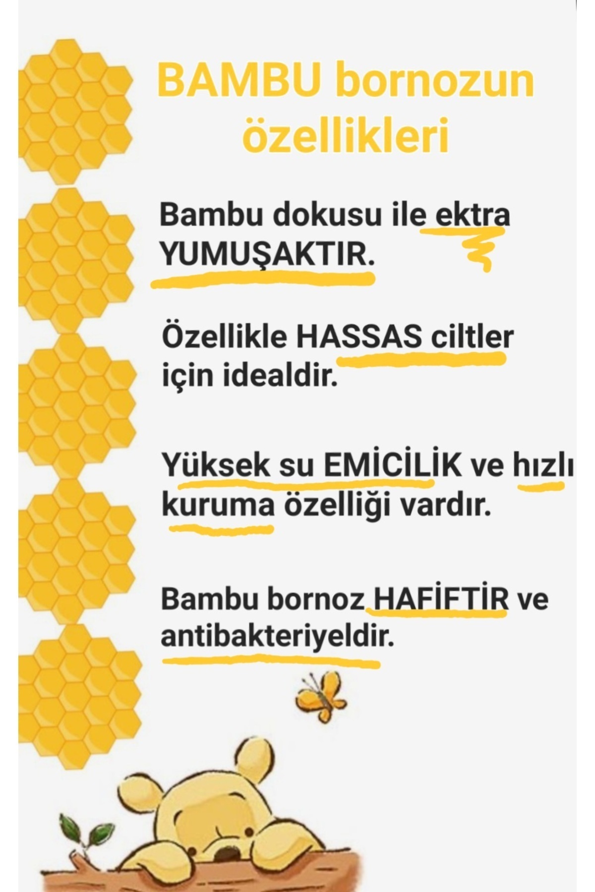 PAMUK HANIM Bambu Kapşonlu Yumuşacık Unisex Kız-erkek Çocuk Havlu Bornozu Antrasit Gri / Yarasa fotoğrafı 5 (önizleme)