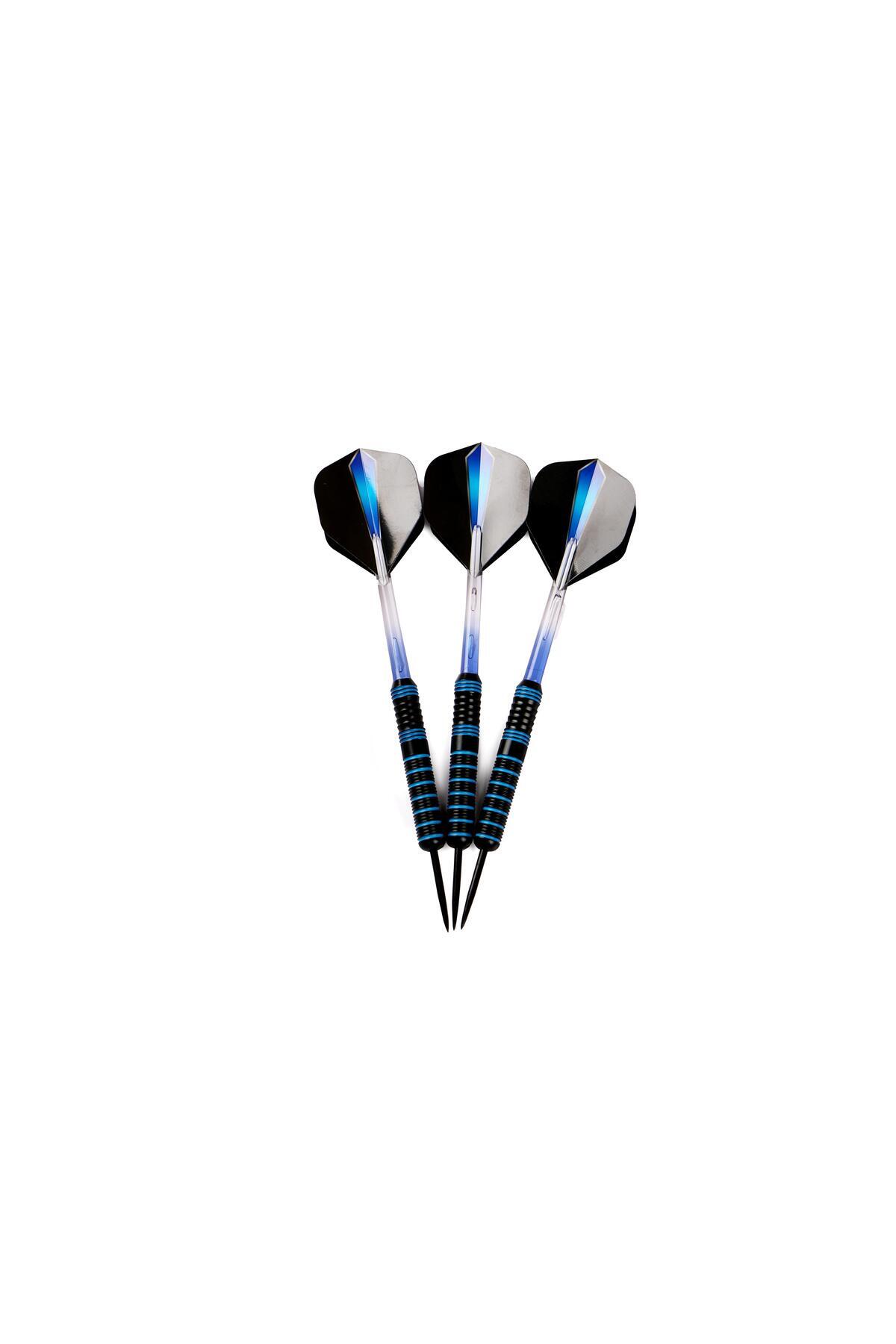 AVESSA Ok-400 Profesyonel Çelik 20gr Dart Oku Mavi 3lü