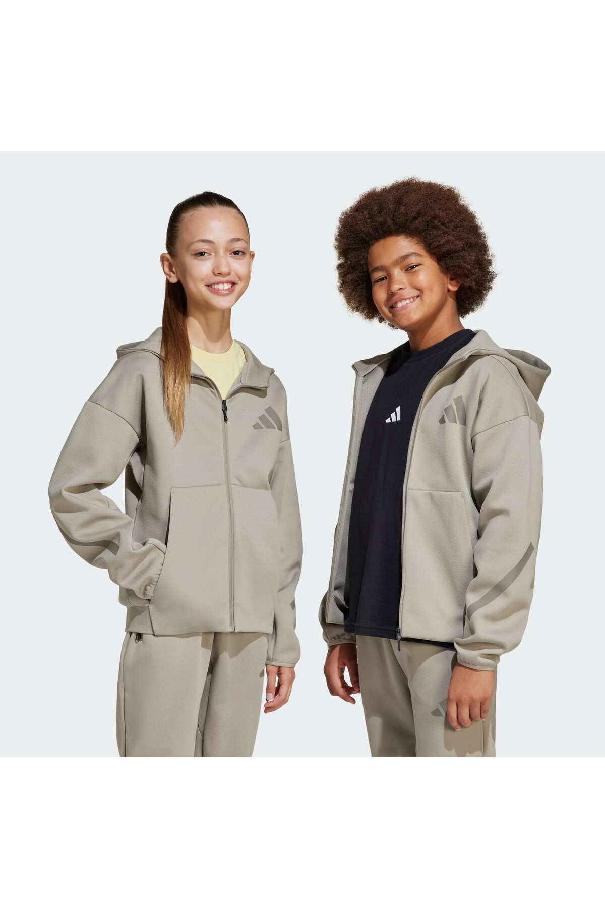 Z.n.e. Full-zip Kids Kapüşonlu Üst