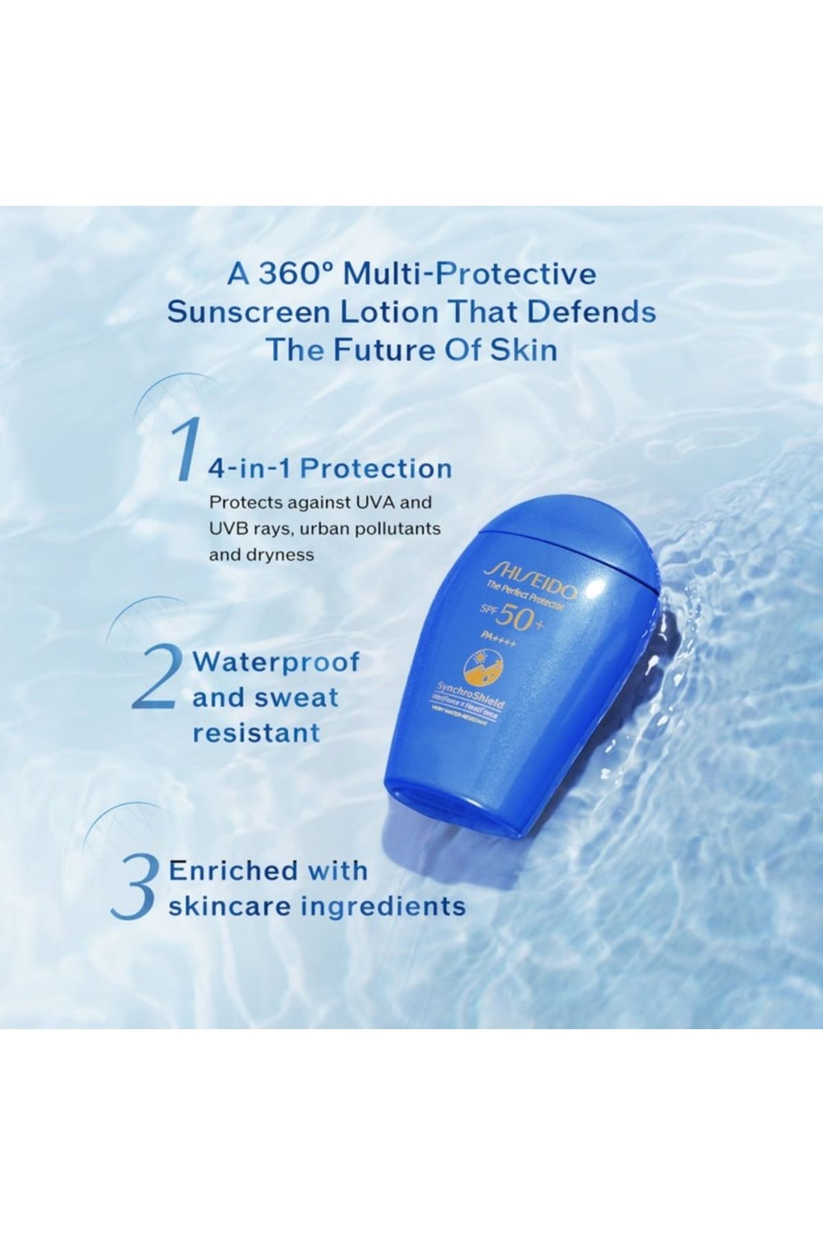 Shiseido-SHISEIDO The Perfect Protector SPF50+ PA++++ – Advanced UV Defense with SynchroShield Technology 6