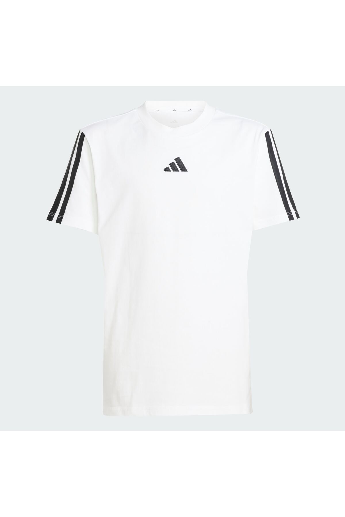 3 Stripes Çocuk Beyaz Yuvarlak Yaka Tişört