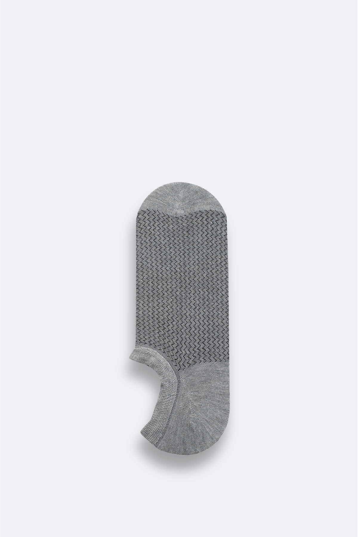 Avva-Men's Gray Sneaker Socks A51Y8505 1