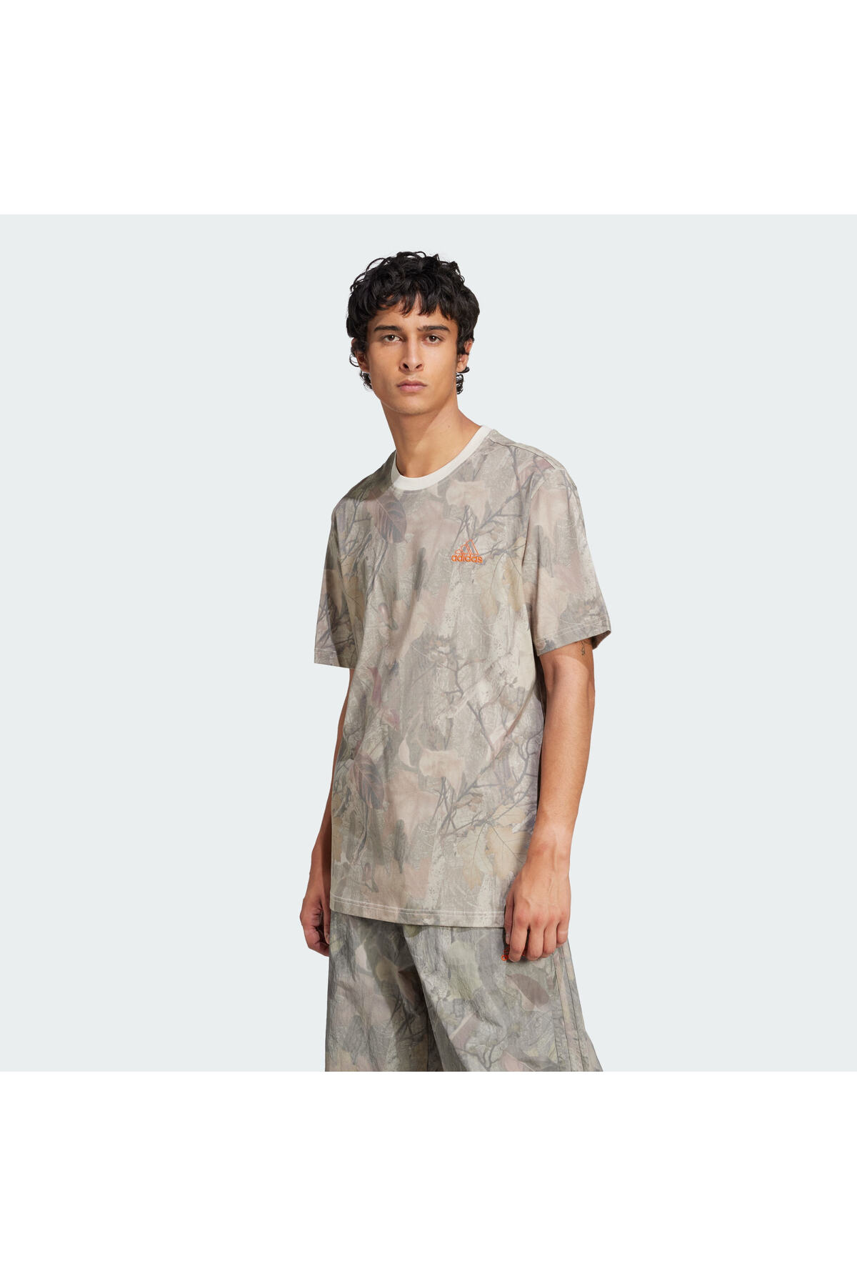 JD5398-E adidas Camo Tee Erkek T-Shirt Bej
