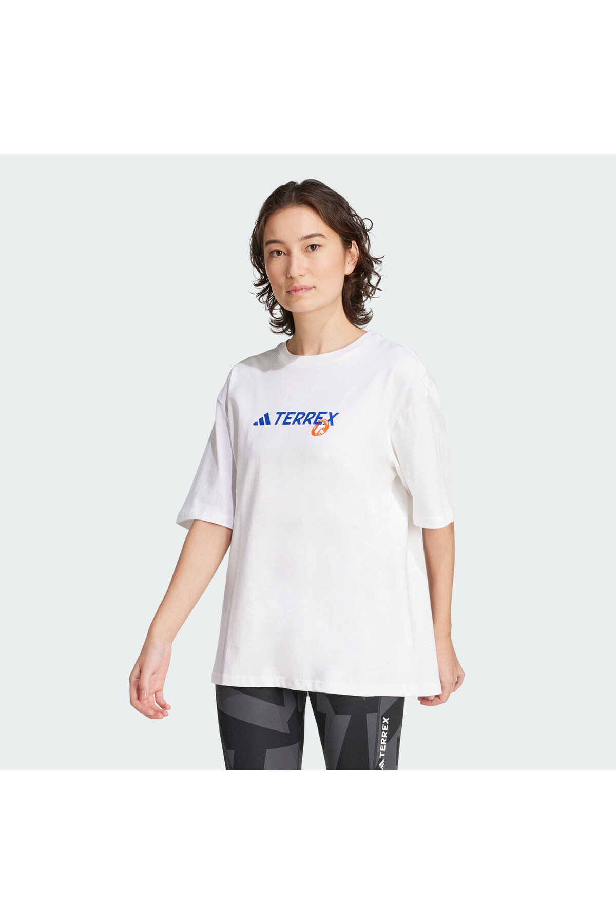 Terrex Back Graphic Kadın Beyaz T-shirt