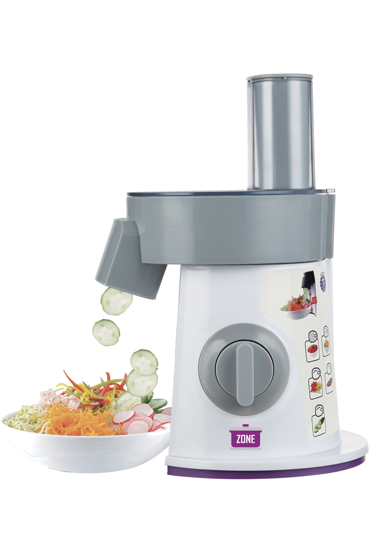 صانعة سلطة كهربائية 200 واط كتشن زون 6 في 1 AK-200