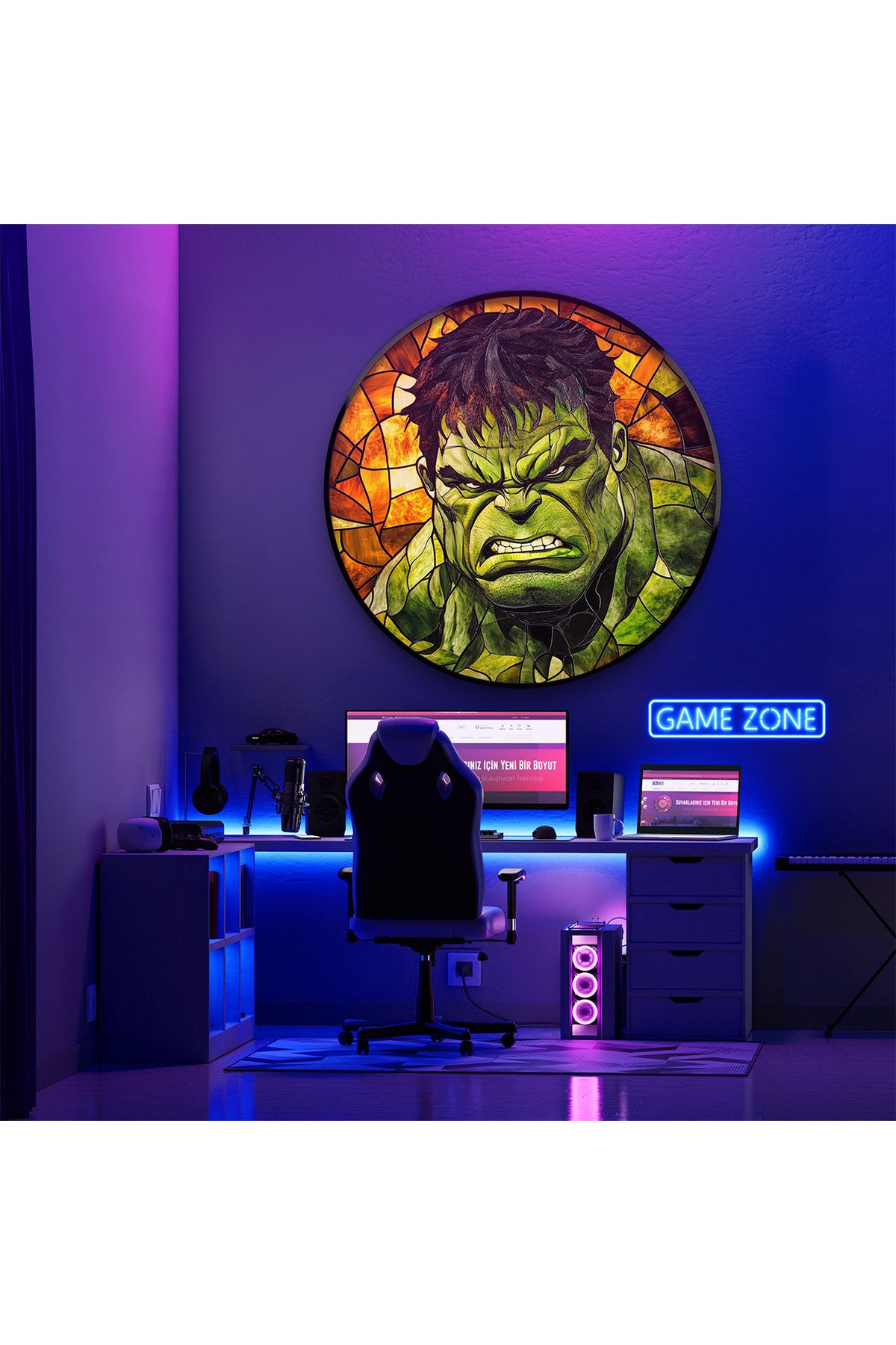 bds art sanatı evinize taşır Hulk Vitray Spektrum™ Stained Glass Serisi