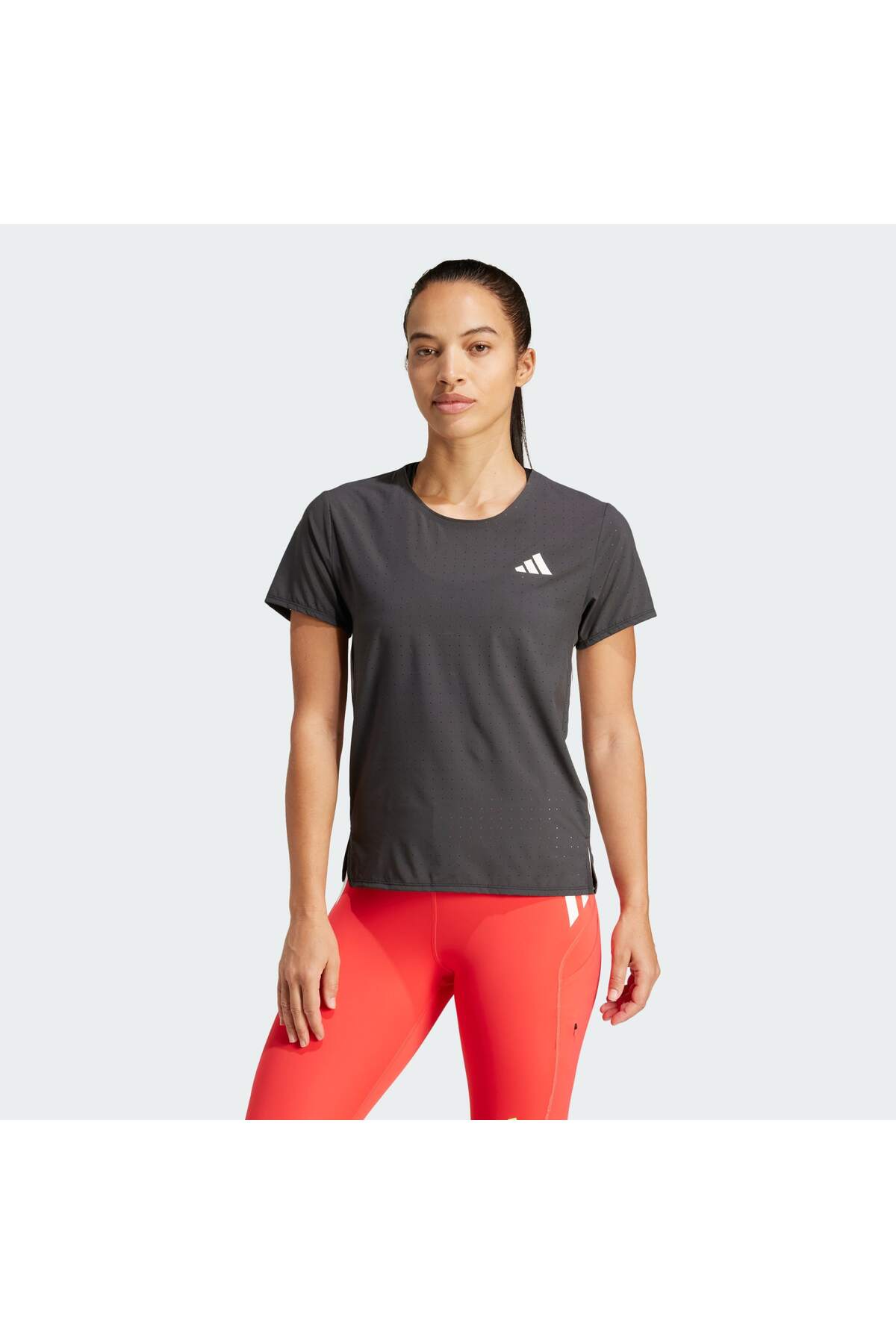 Adizero Running Kadın Siyah Koşu T-shirt