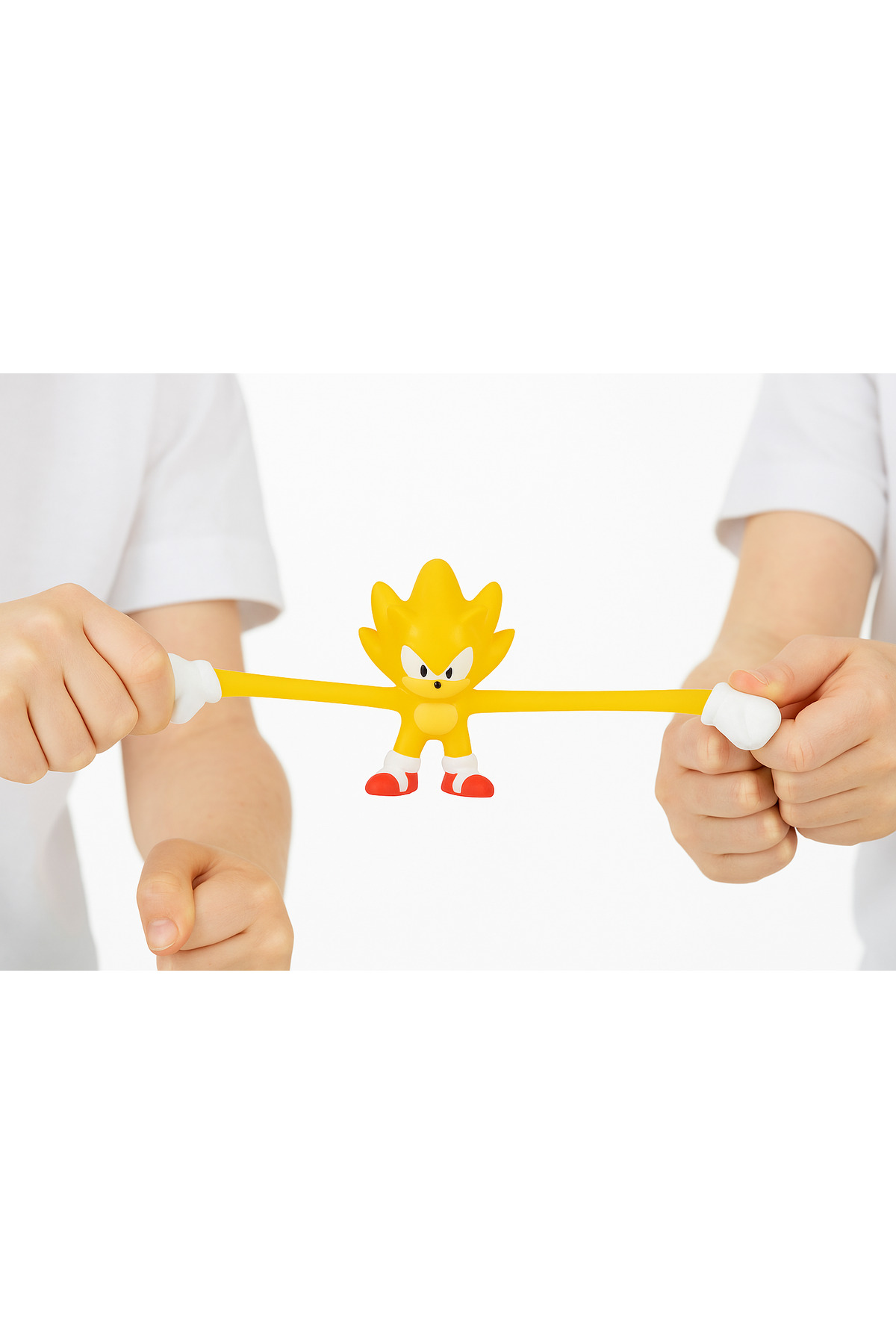 TOYFEST Goojitzu Squishi Esnek Uzayan Yumuşak Sonic Mini Tekli