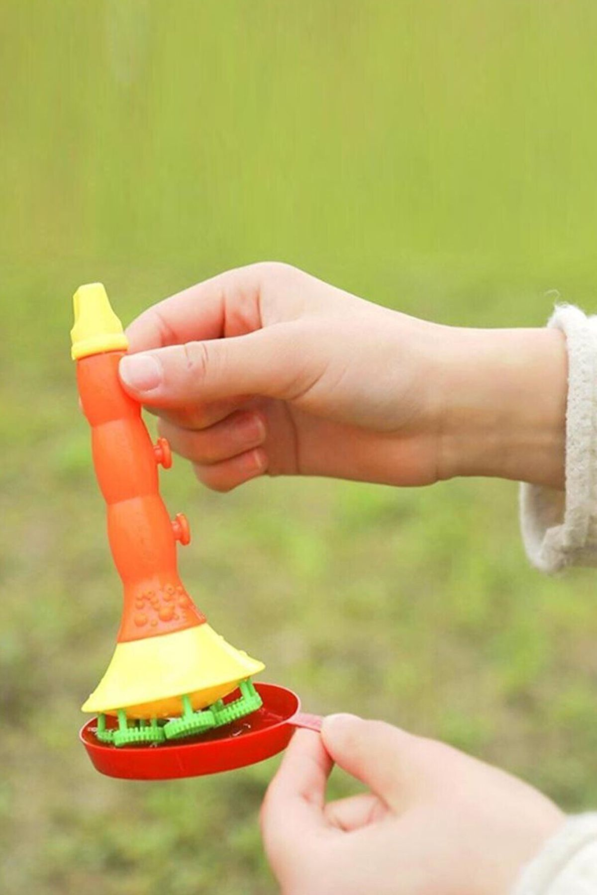 Bundeba Üflemeli Köpük Baloncuk Yapma Seti Balon Çıkaran Oyuncak Borazan Doğum Günü Karne Hediyesi fotoğrafı 2 (önizleme)