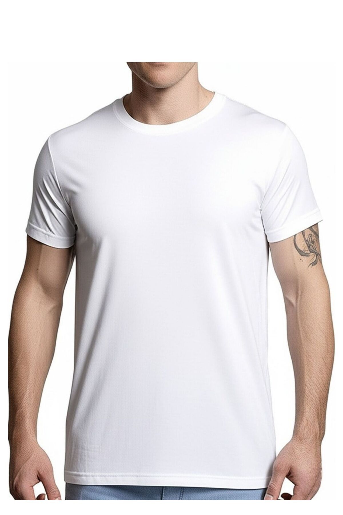 SERCEYO Erkek Bisiklet Yaka T shirt