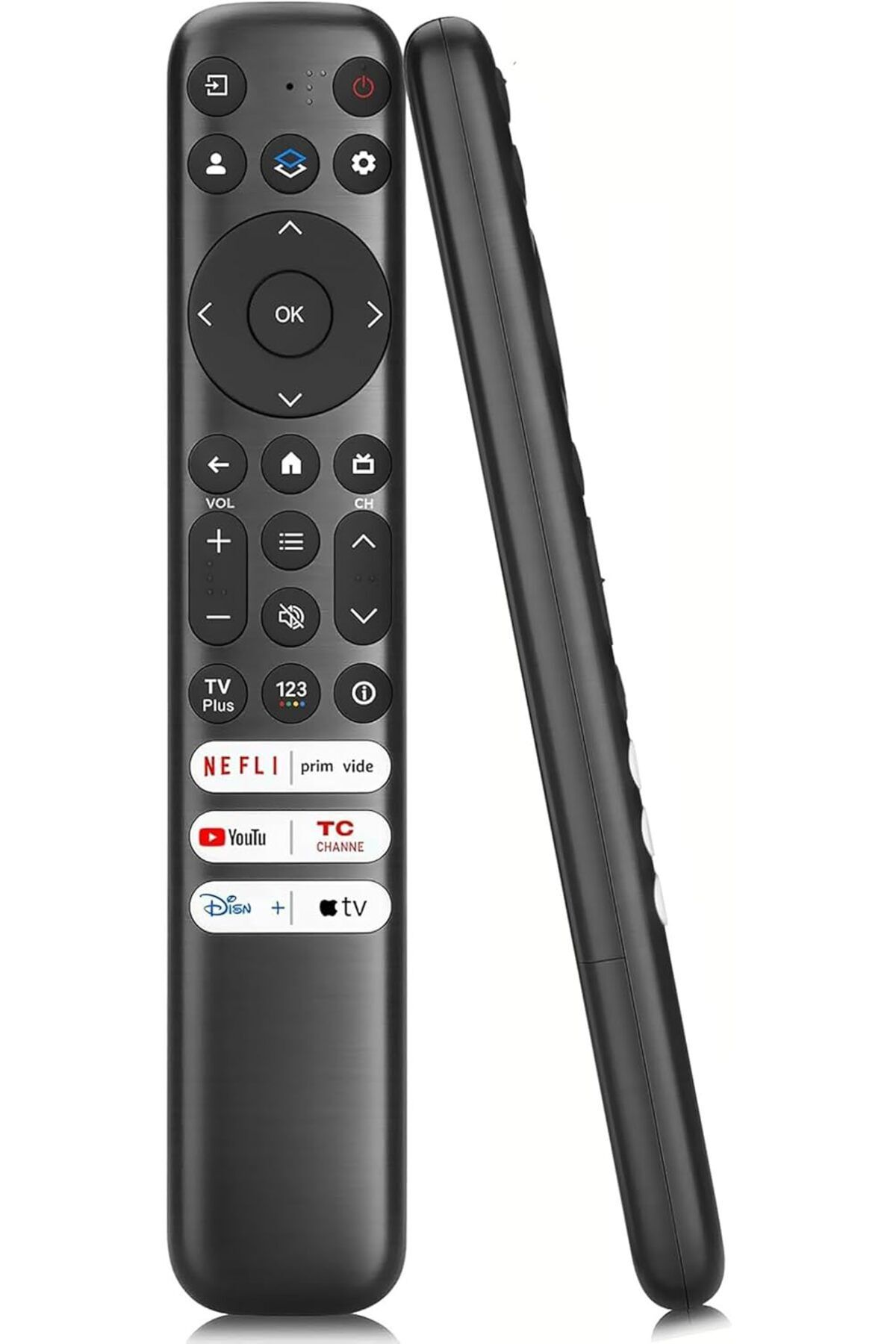 Bogadini-Replacement Remote Control RC813 for TCL Google TV LED UHD QLED FHD HDR, Voice Compatible, Black 1