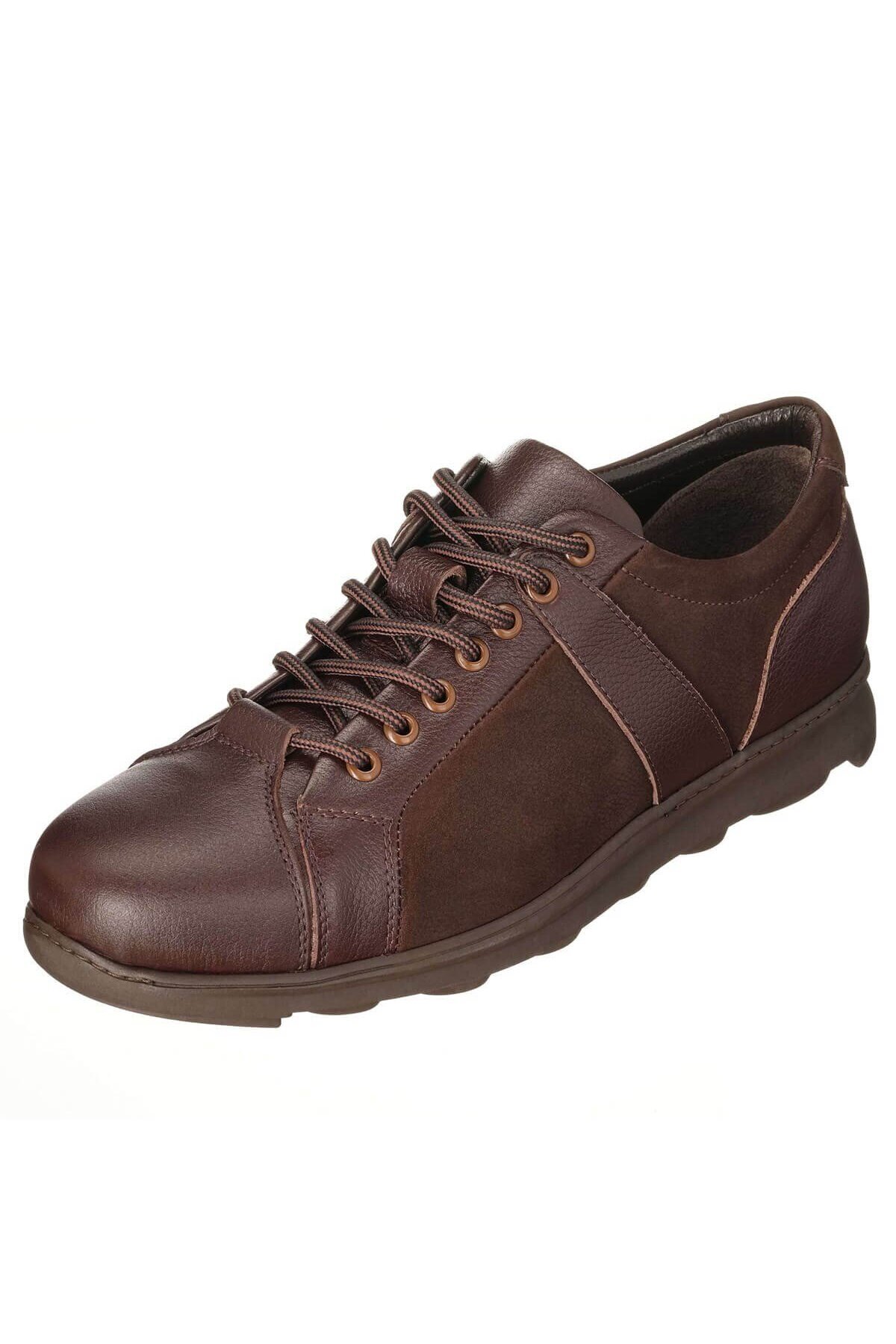 İriadam-45-46-47-48-49-50 Number B6166 Brown Special Series 4 Season Rubber Comfortable Sole Large Size Men's Shoes 1
