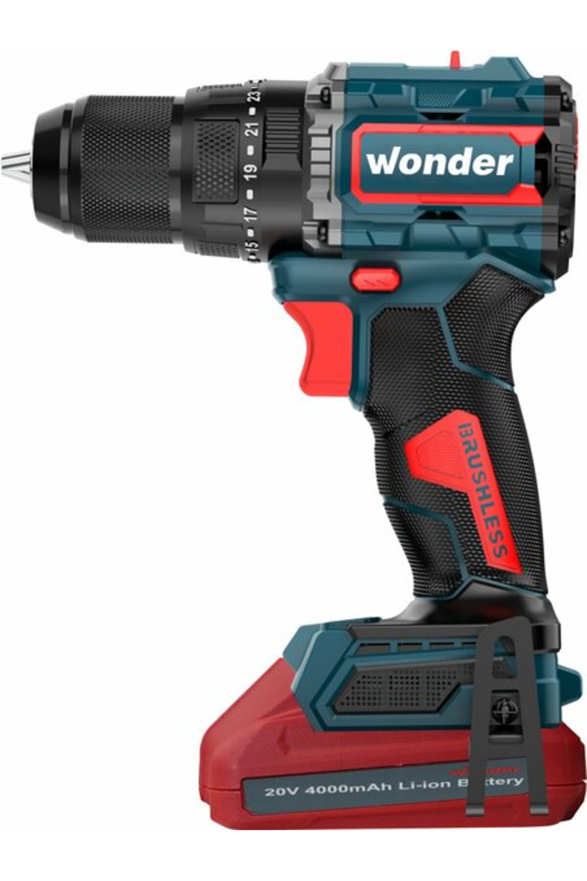 Wonder WAM26S2 20V 2.0Ah Li-ion Çift Akülü Kömürsüz Darbeli Matkap