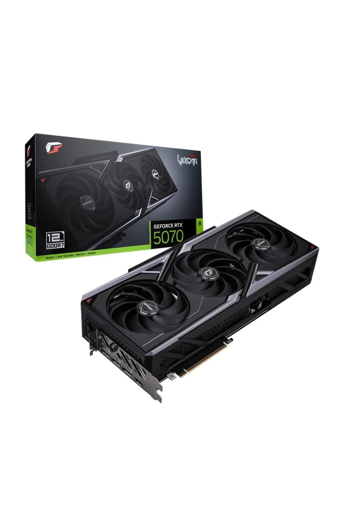 Colorful İgame Geforce Rtx 5070 Vulcan Oc Gddr7 192bit (OC 12GB-V) 12gb Gaming (OYUNCU) Ekran Kartı