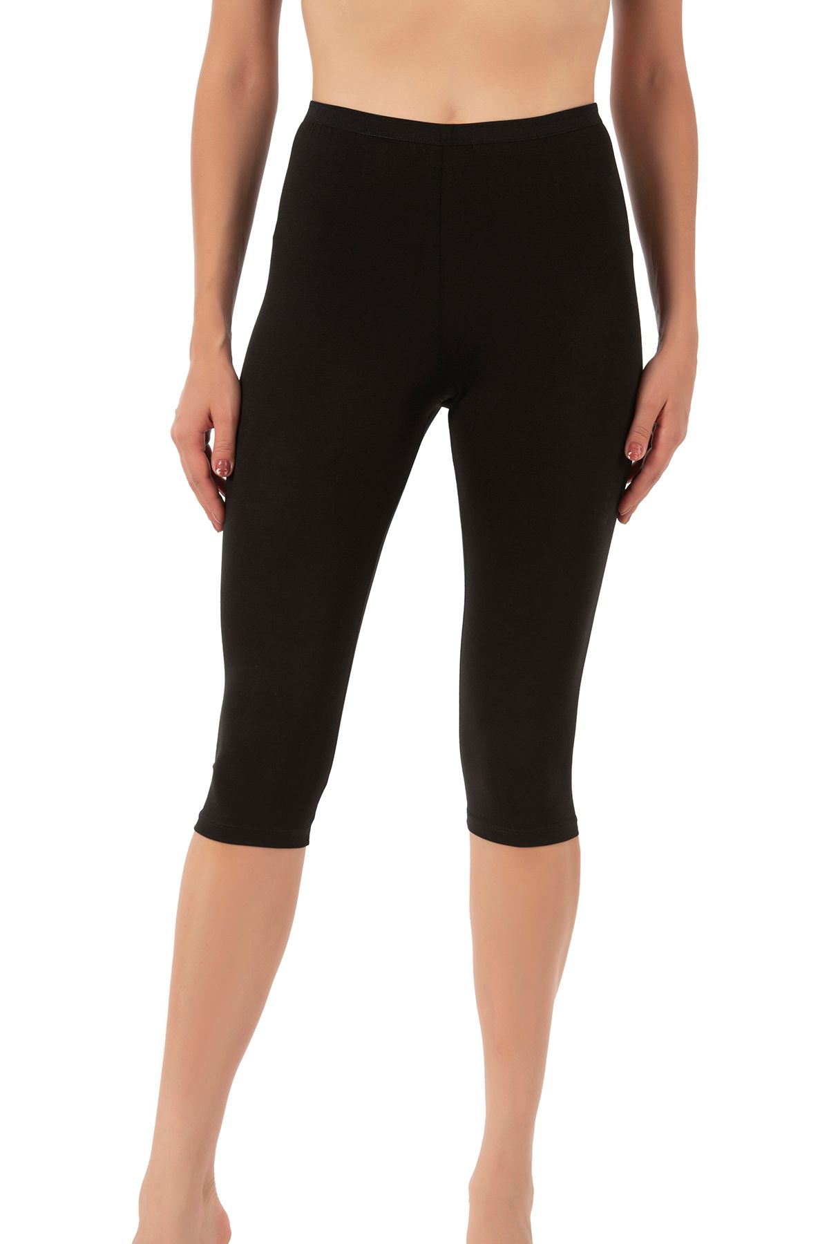 ÖZKAN underwear-Özkan 0458 Pachet de 2 femei 95% bumbac Lycra țesătură jerseu simplu Negru Alb Culori mixte Elastic Confortabil Yu 2