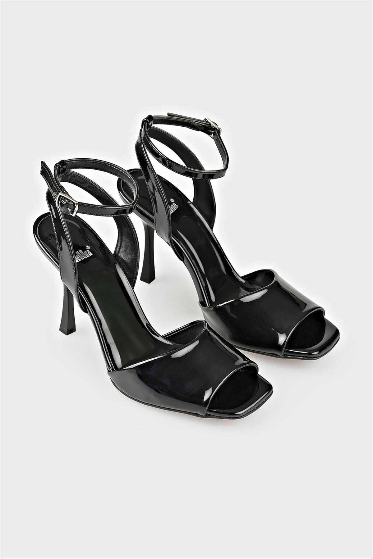 Elle  Siyah Kadın Sandalet - Görsel 2