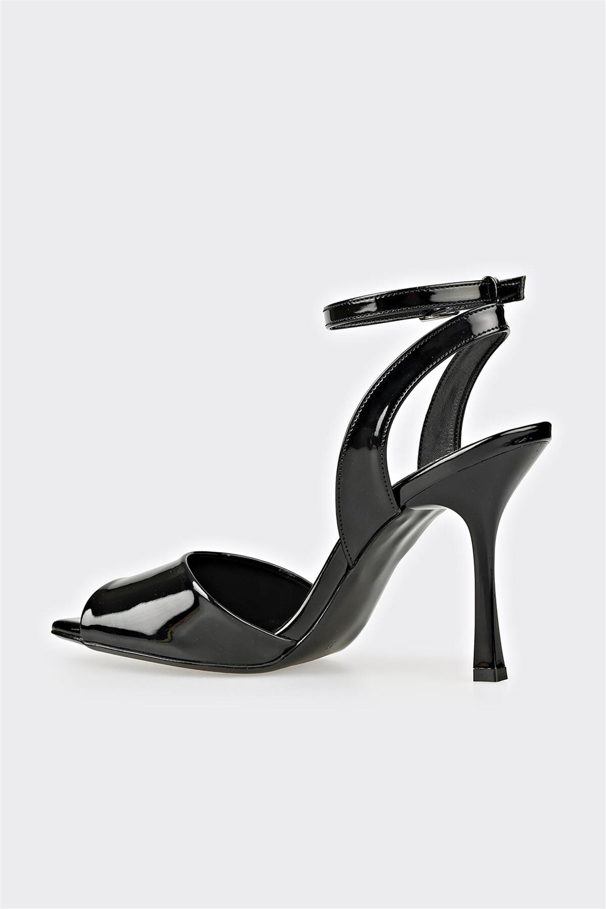 Elle  Siyah Kadın Sandalet - Görsel 3