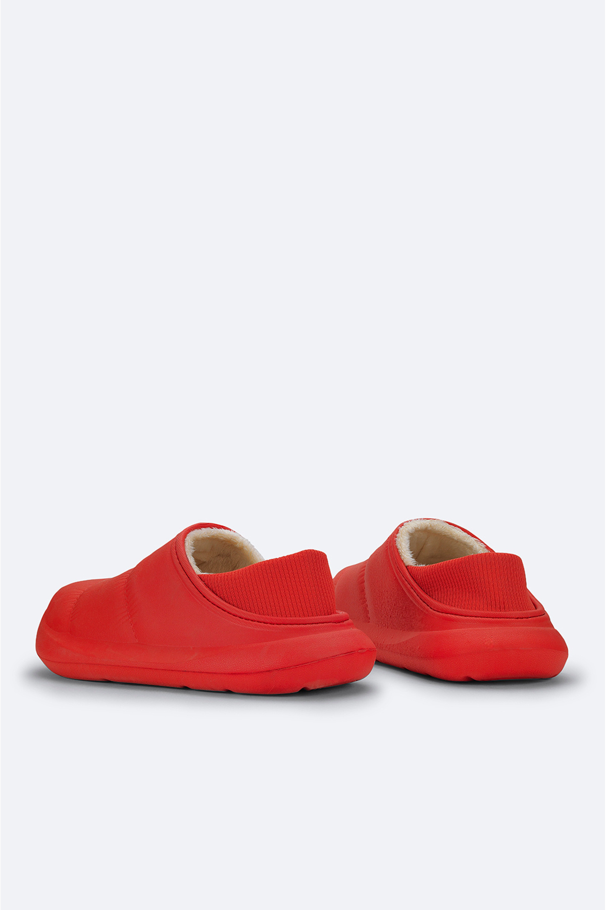 Avva-Men's Red Furry Inside Comfortable Fit Eva Slippers A32Y8300 4
