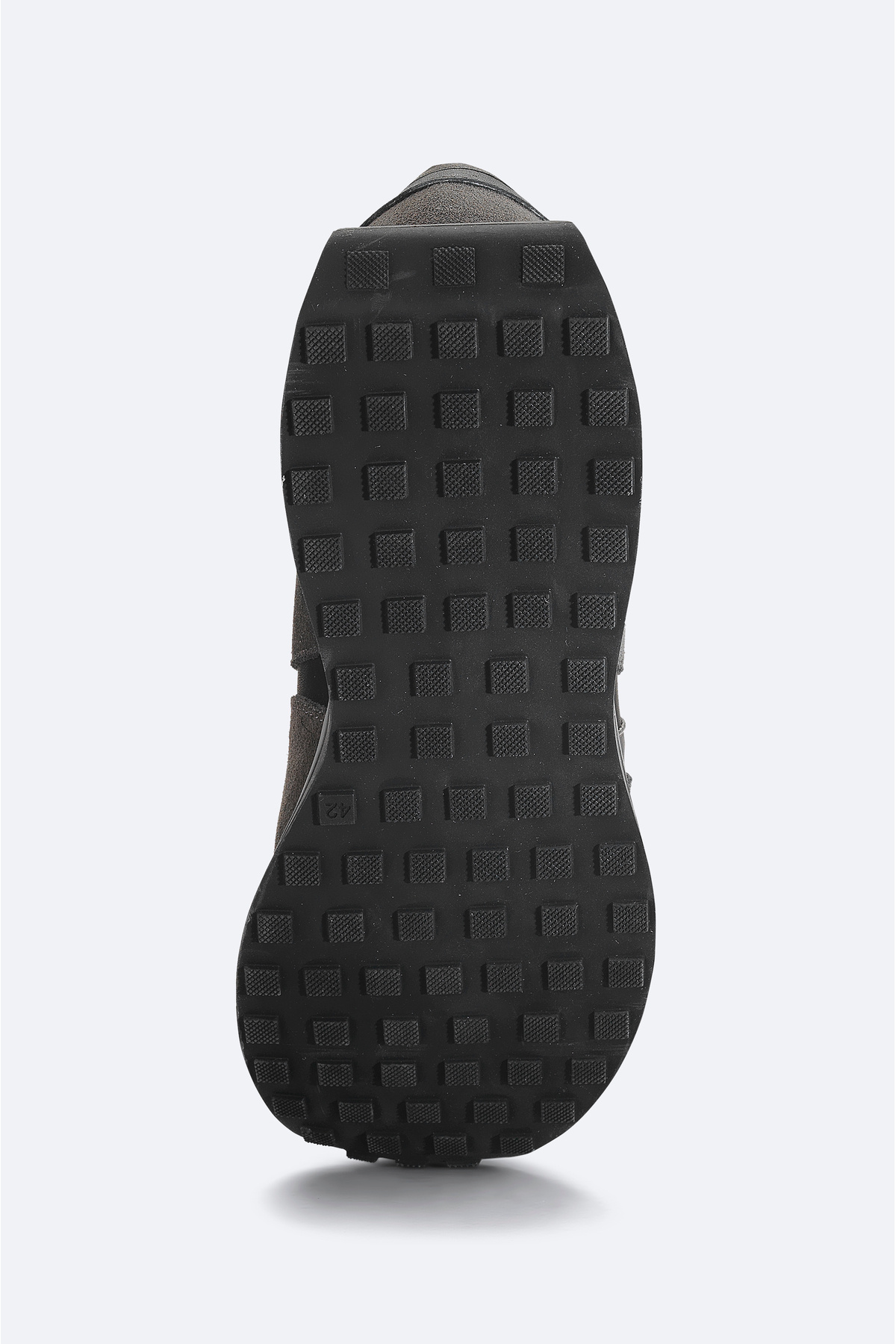 Avva-Ανδρικό Σκούρο Γκρι 100% Δερμάτινο Sneaker με εύκαμπτη σόλα A31y8007 5