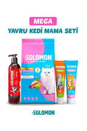 Solomon Mega Yavru Kedi Mama Seti