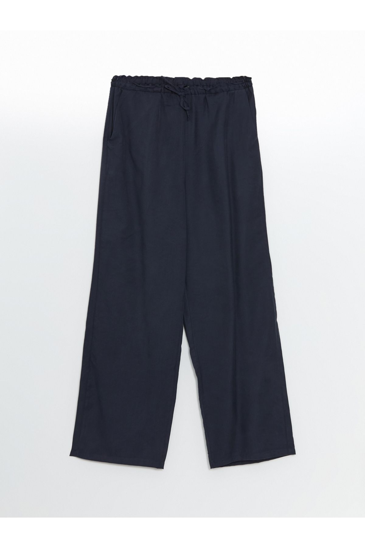 LC Waikiki-Pantaloni de damă cu talie elastică drepte cu picioare largi 5