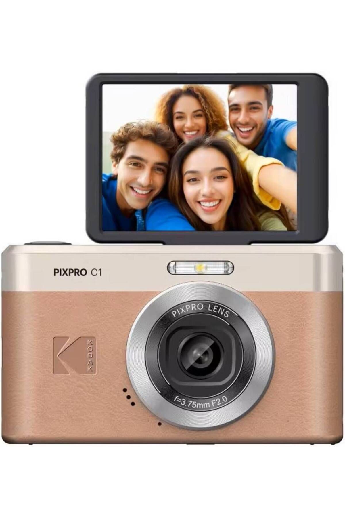 Kodak-PixPro C1, Compact Camera, 1/3" 13-megapixel CMOS Sensor, 4x Digital Zoom, Full HD Video, 2.8" 1