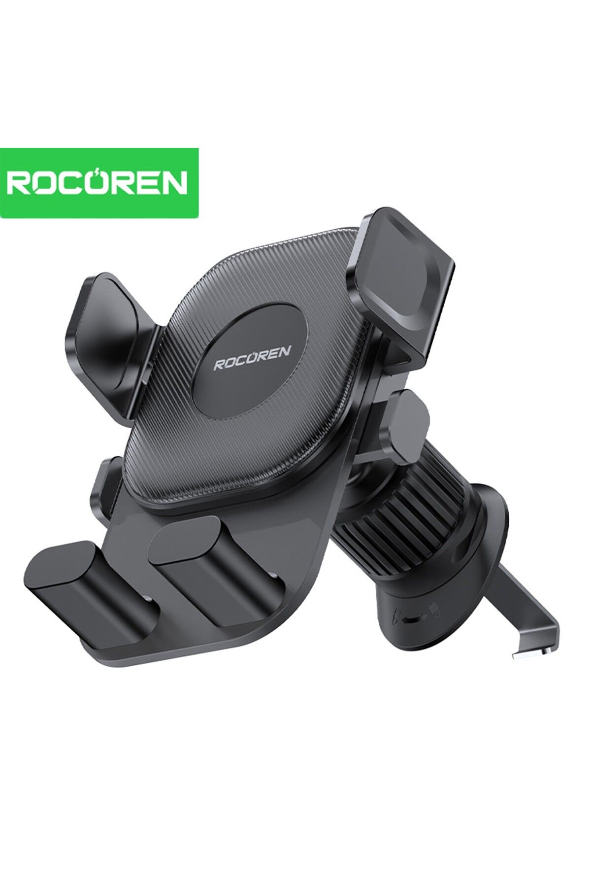 Rocoren Metal Kancalı Havalandırma Destekli Araç içi Telefon Tutucu