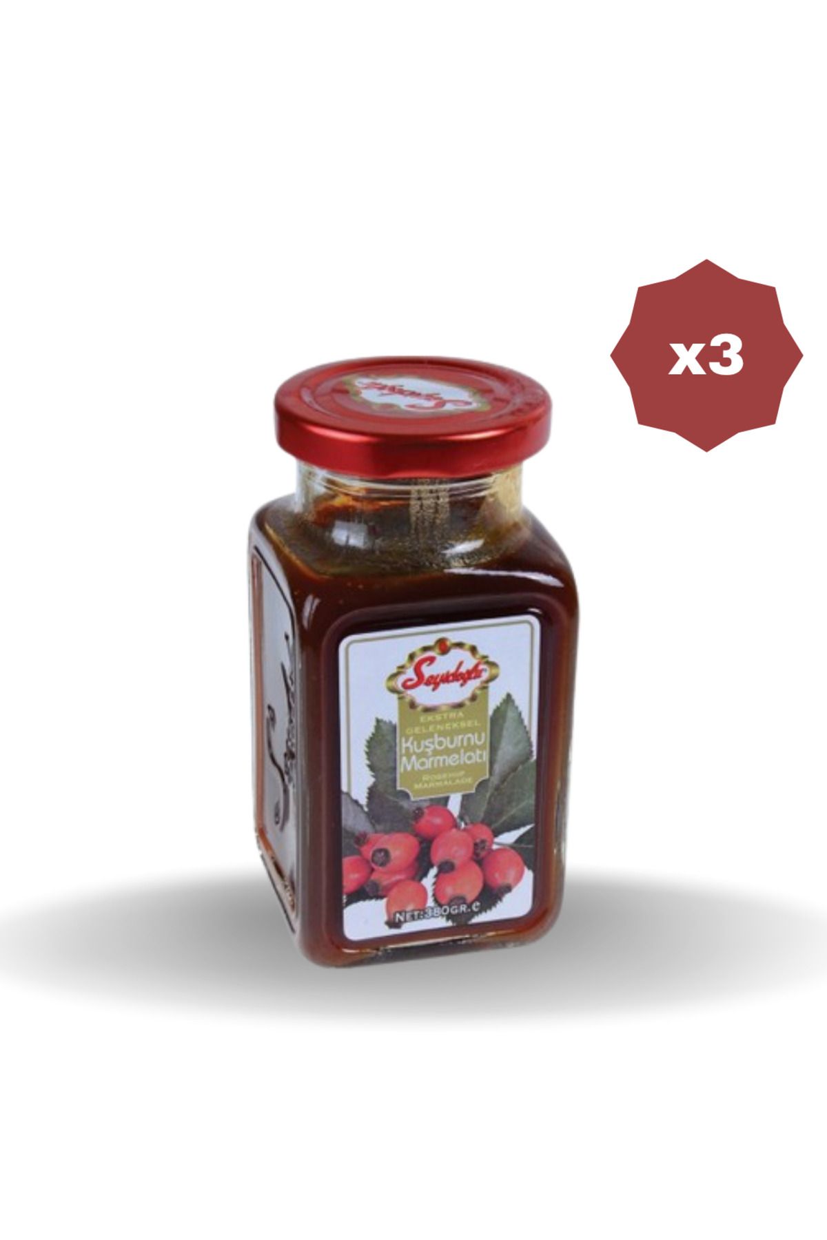 Seyidoğlu SEYİDOĞLU KUŞBURNU MARMELADI 380 GR - (3 ADET)