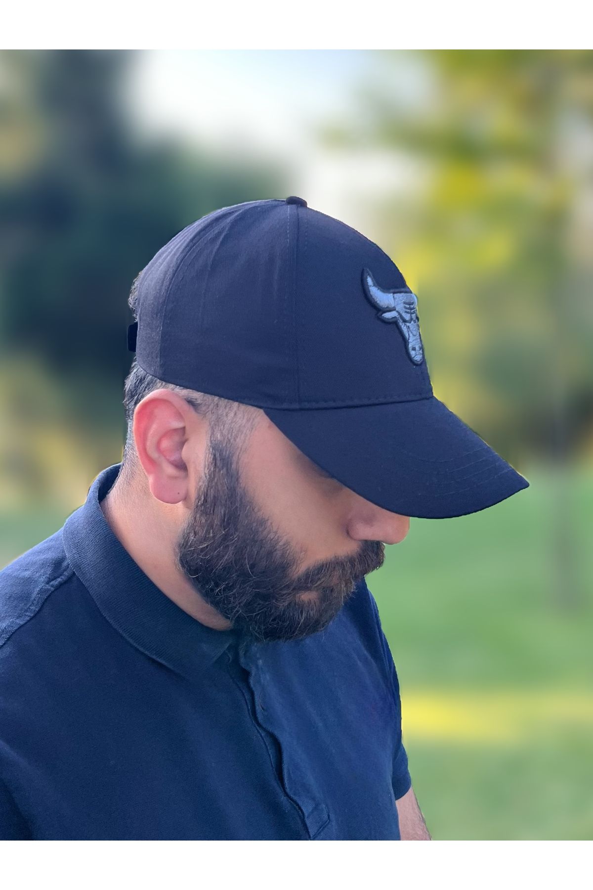 ZERAMİNE Siyah Spor Şapka Unisex Model Ayarlanabilir Cırtlı