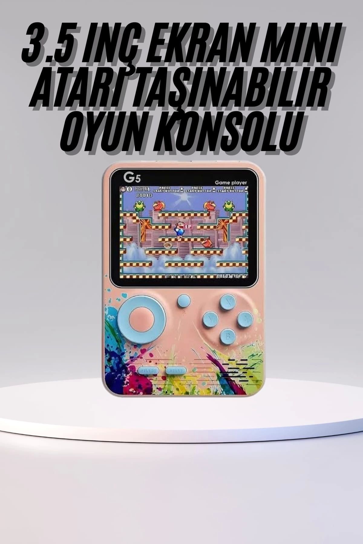 Vemora Game Box Mini 500 Adet Retro Oyun Taşınabilir Oyun Konsolu