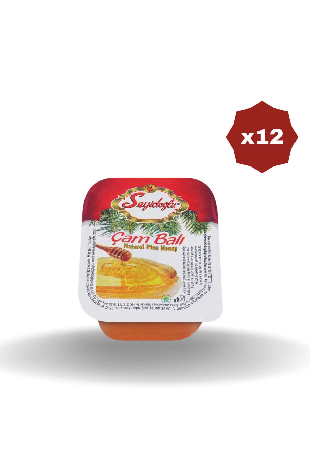 Seyidoğlu SEYİDOĞLU ÇAM BALI PİKNİK REÇELİ 20 GR 100'LÜ - (12 ADET)