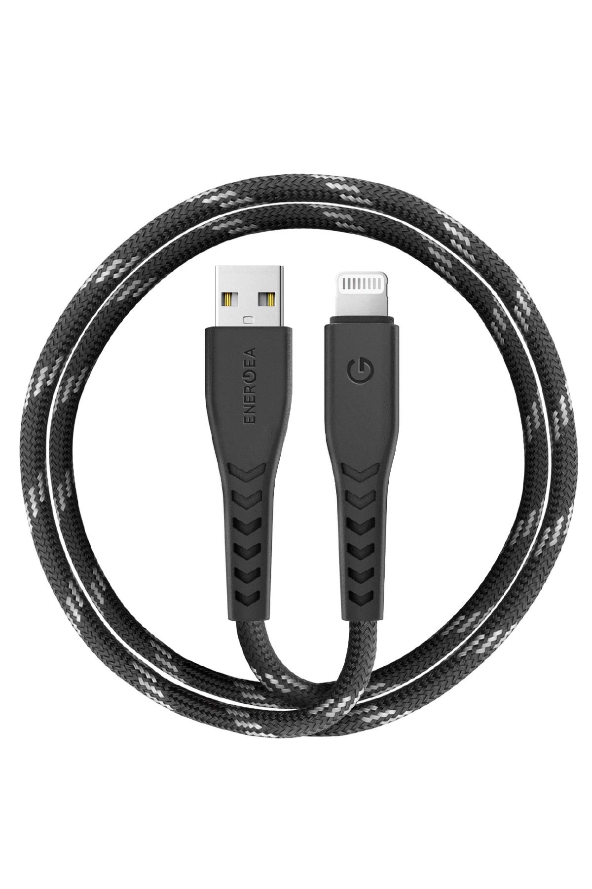 Energea iPad iPhone C89 NyloFlex 1.5M 3A Usb to Lightning Hızlı Şarj Kablosu