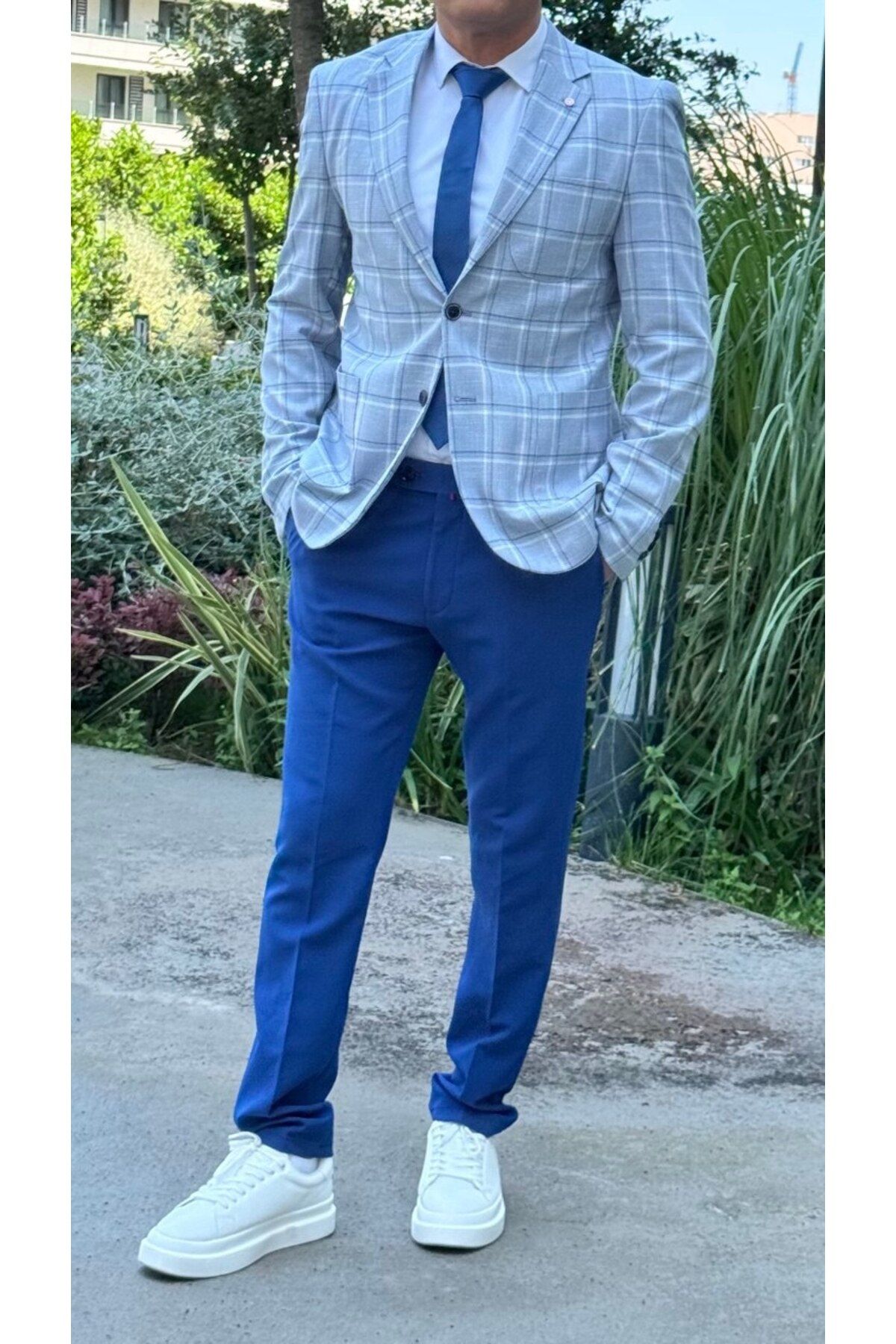 ACTUAL BLAZER SLIM FIT YARIM ASTARLI BLAZER TEK CEKET 7148-1 R3