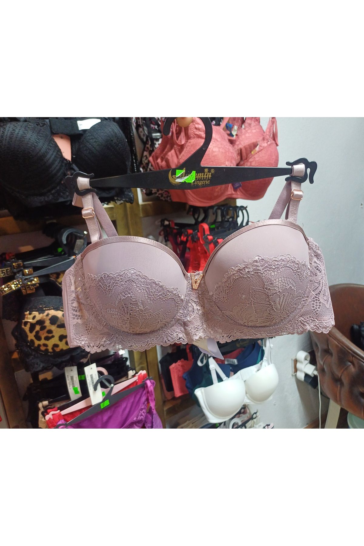 Butik Muz Silindir Sütyen C Cup iz Yapmayan