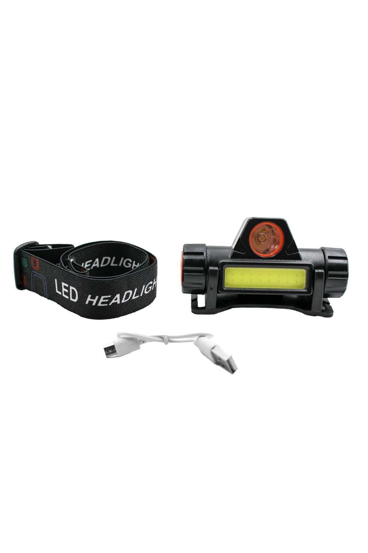 Hegi Kafa Lambası H41R | 100 Lümen LED | Şarjlı/USB Girişli | Hafif & Ayarlanabilir | A+