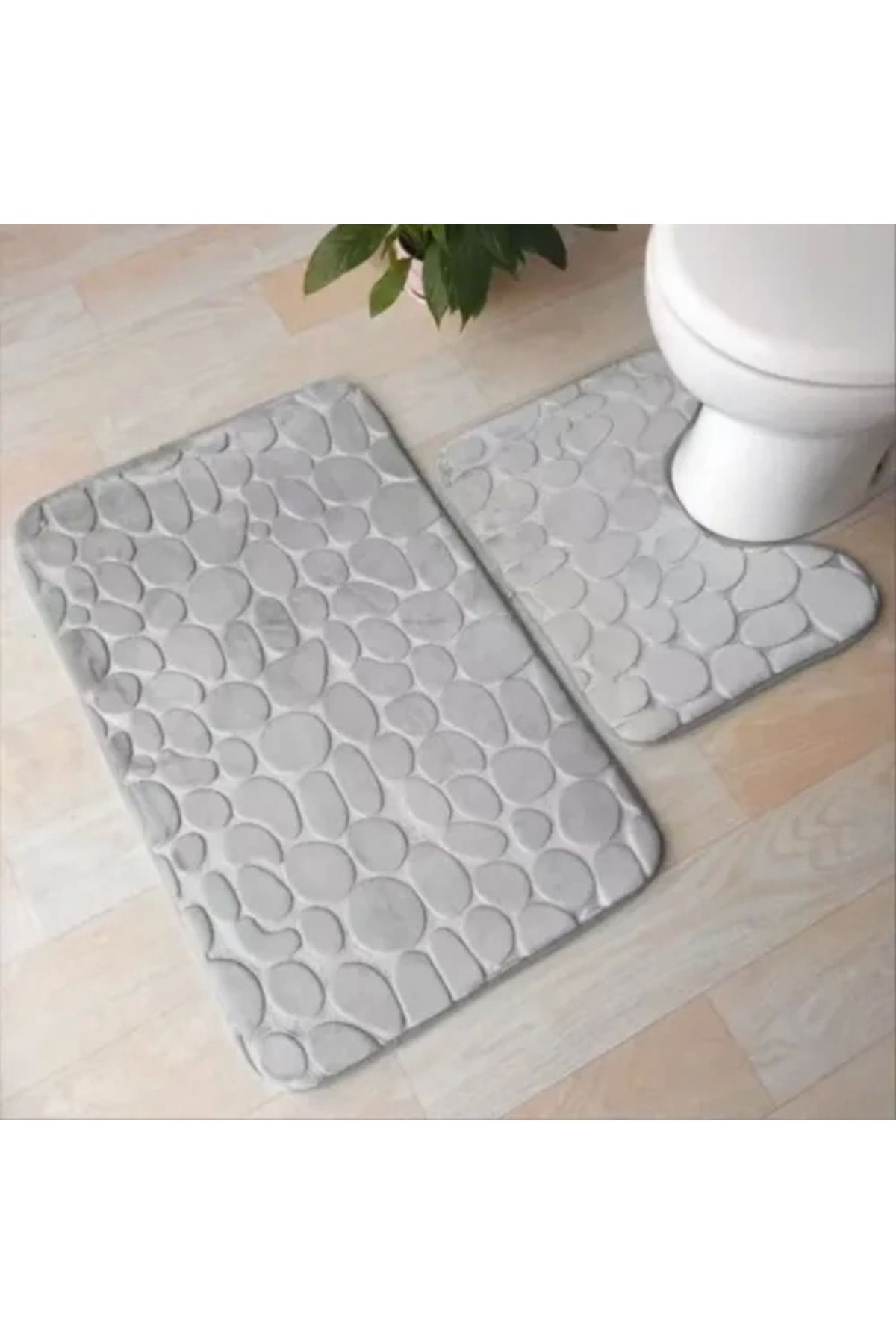 İnnMerry Banyo Tuvalet Paspas Seti 3 PARÇA