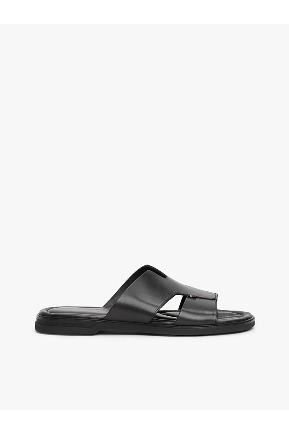 Tommy Hilfiger Erkek PREMIUM HILFIGER SLIPON LH SAND Sandalet