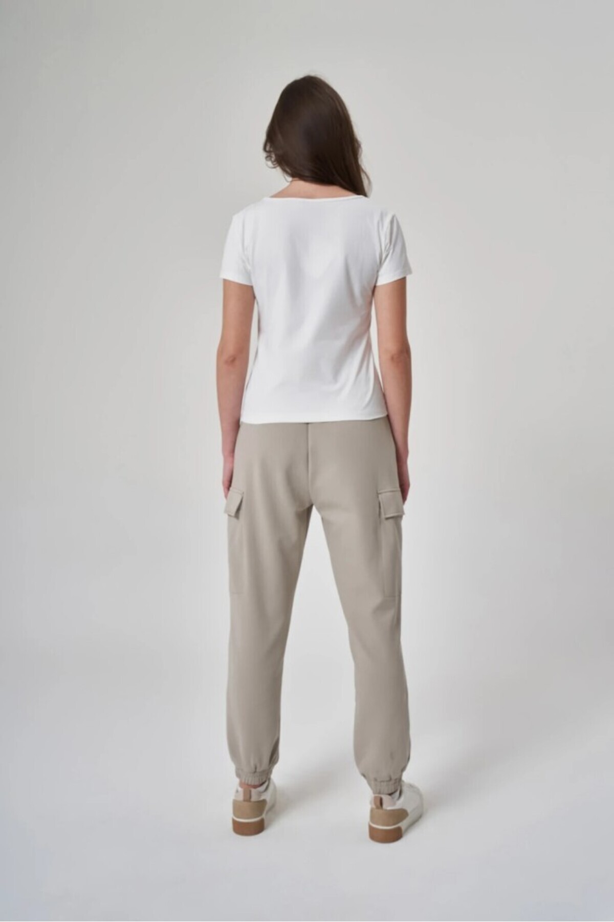 Exuma-Women's Sand Color Sweatpants 1528010-Kum 4