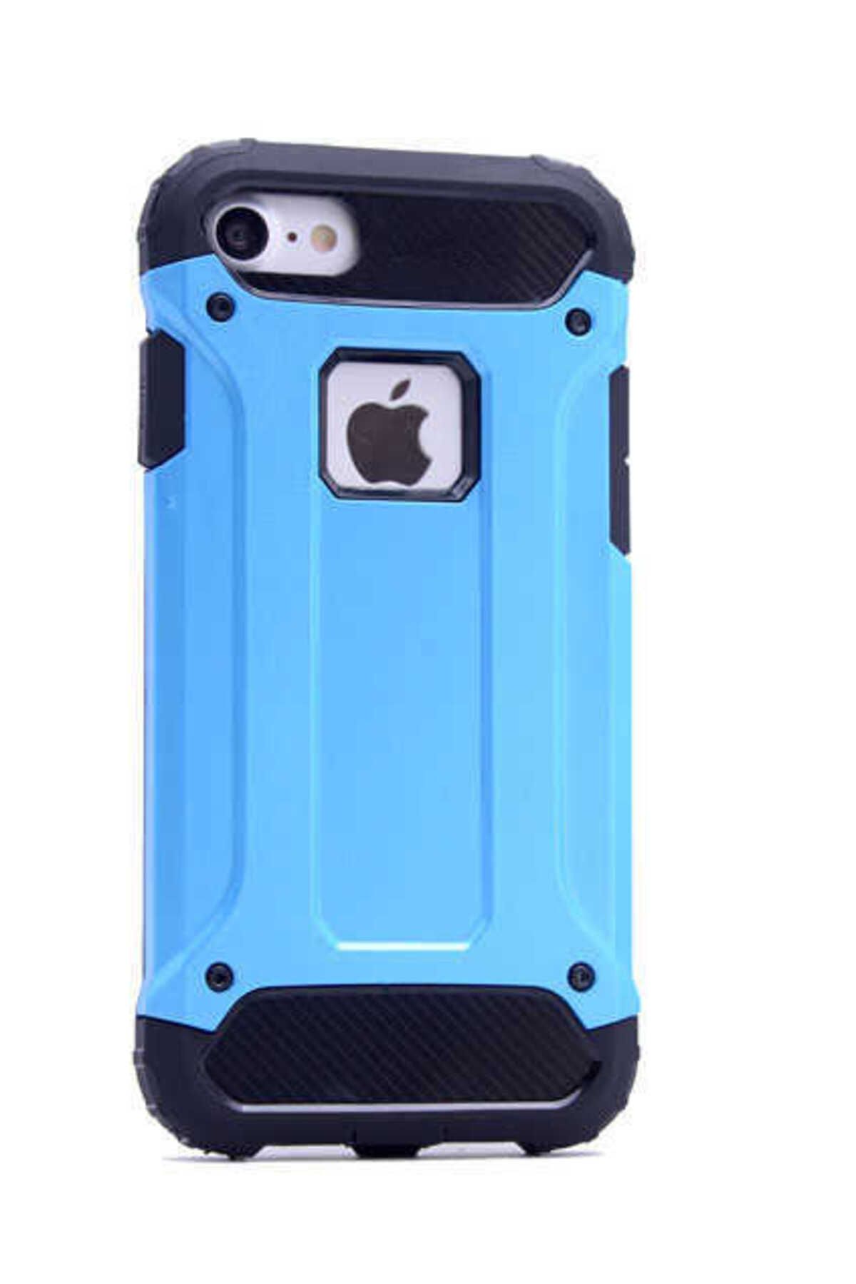 halkhouse Apple iPhone 6 Kılıf Zırh Tank Sert Korumalı Silikon Crash Silikon Kapak