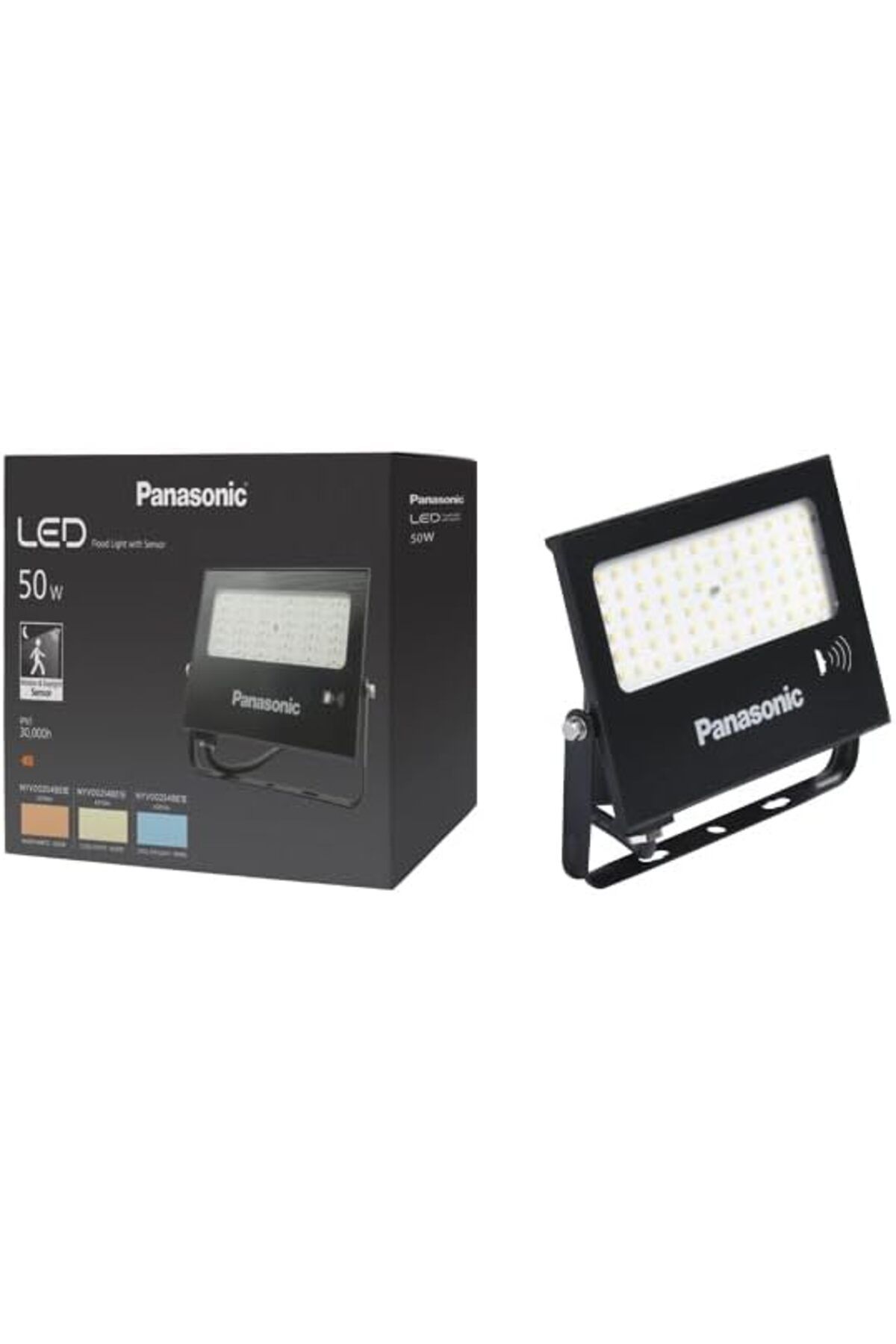 MEGOBİNE WHERE LED FLOODLIGHT SENSOR 50W 4270LM 4000K Kelvin-Sarı Işık ZTML SYFT 1139610