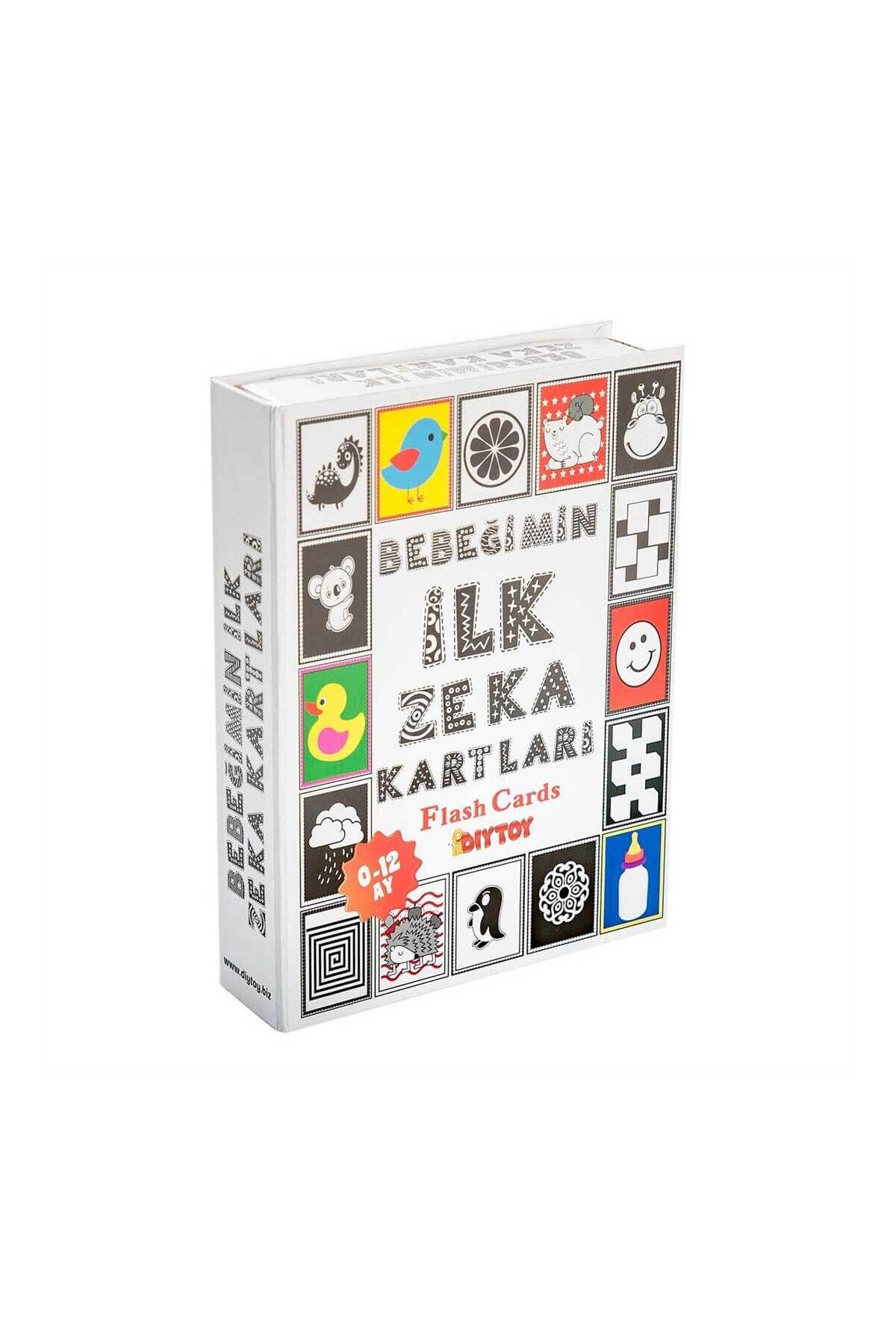 scntoys Bebeğimin İlk Zeka Kartları 0-12 Ay - Bebekler İçin Resimli İlk Aktivite Zeka Kart Oyun Seti 0-12 Ay
