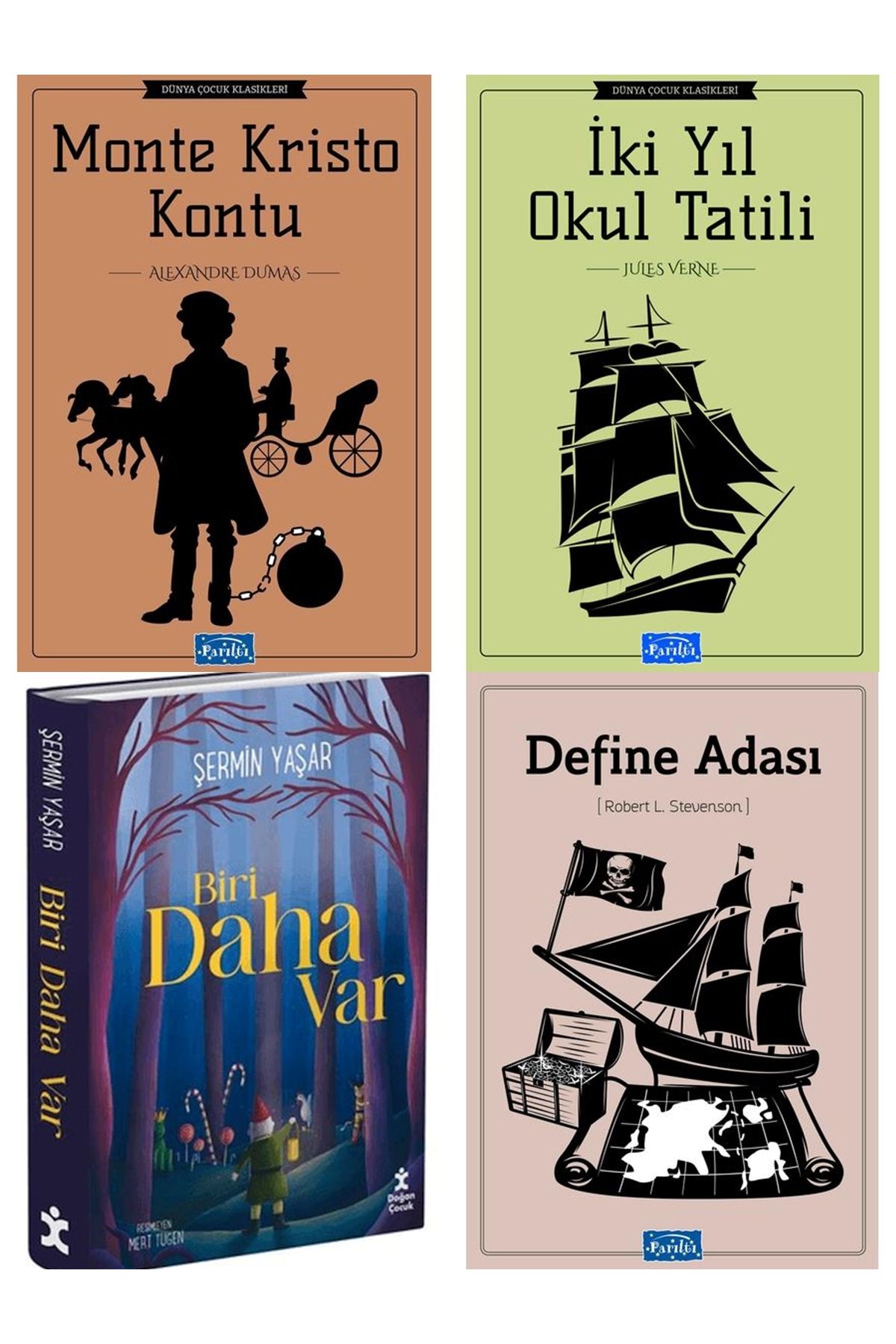 Parıltı Yayınları PARILTI YAYINLARI , İKİ YIL OKUL TATİLİ , DEFİNE ADASI VE ŞERMİN YAŞAR BİRİ DAHA VAR