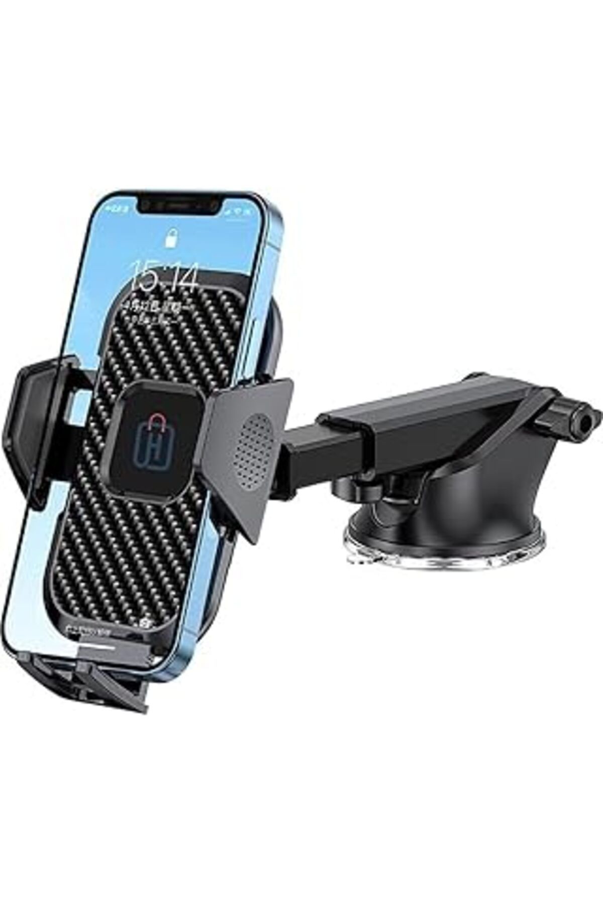 Pazarcan Lavderuar T-77 Otomatik Klipsli Araba Telefon Tutucu Ayarlanabilir Cam Ve Torpido Için Yüksek Kalit