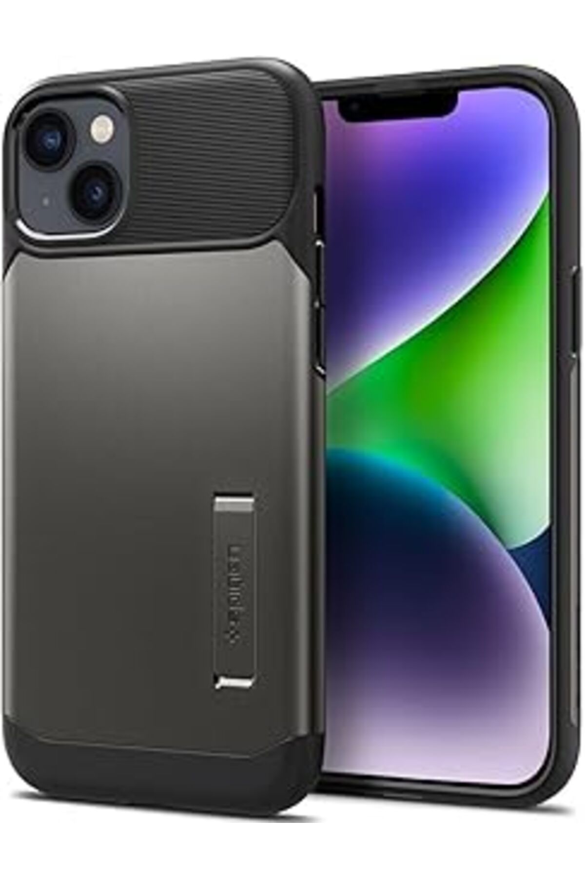 Qedii Iphone 14 Plus Kılıf Slim Armor Gunmetal - Acs04658