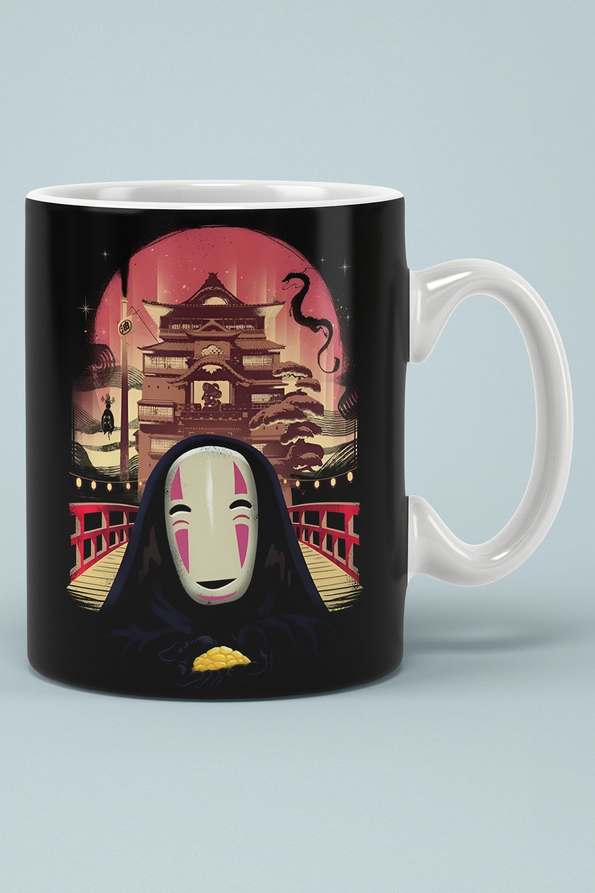 BİBANAPROMOSYON Anime Spirited Away Baskılı Kupa Bardak
