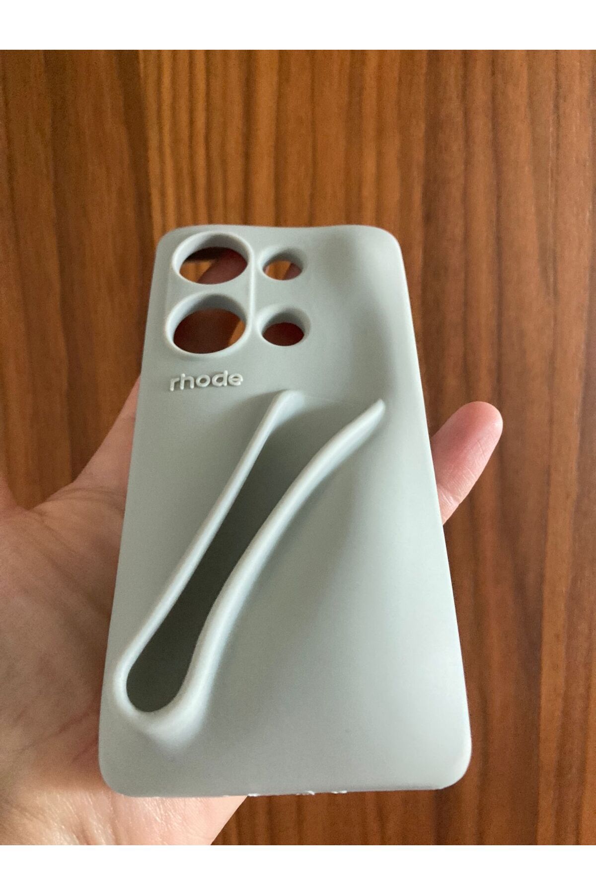 Newon Xiaomi Redmi Note 13 Pro 4G Rhode Lip Case Logolu Telefon Kılıfı Kapak Cover Case